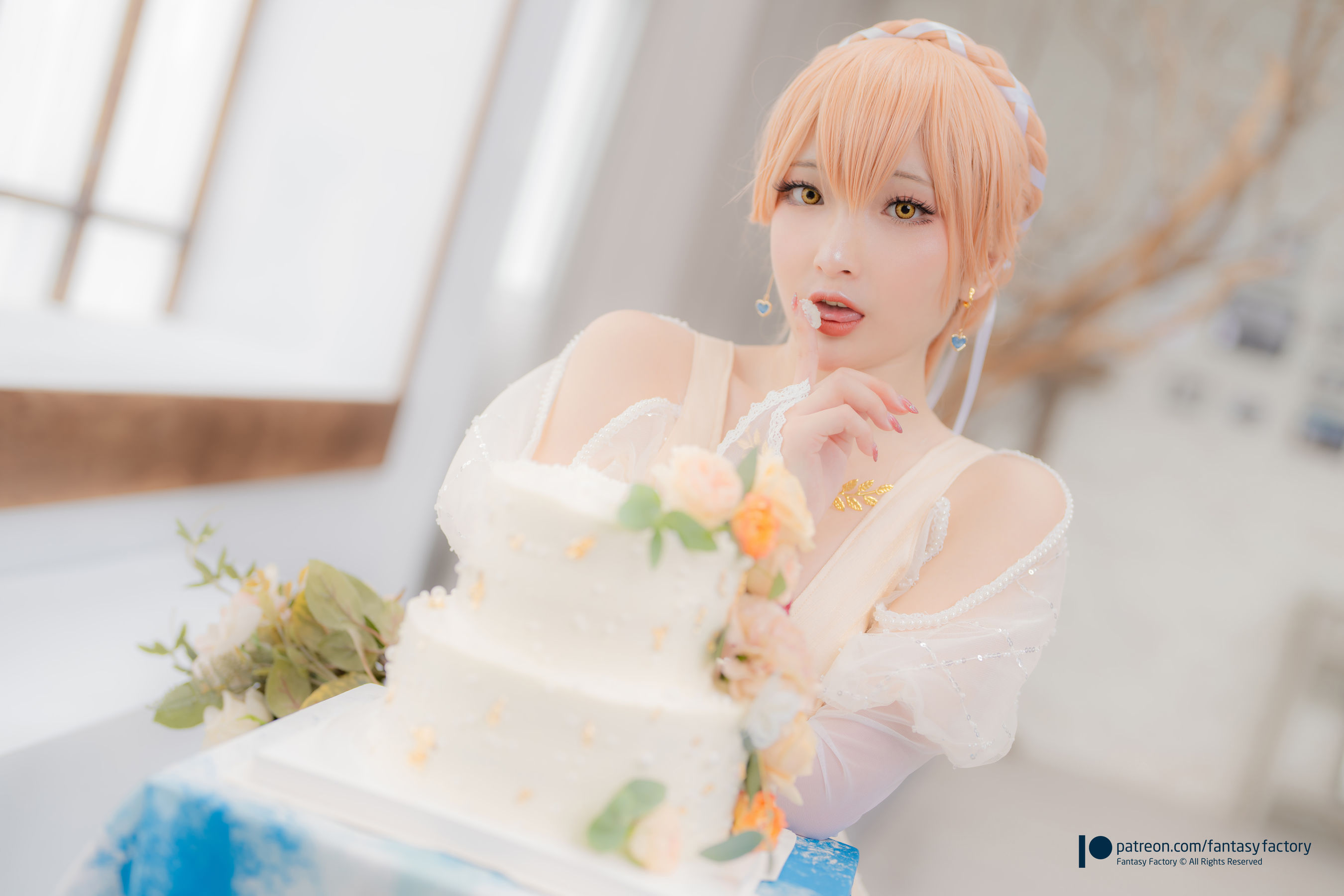 [Fantasy Factory] 小丁 Cosplay写真 - 2022.02 Ots-14 Wedding dress/(29P)