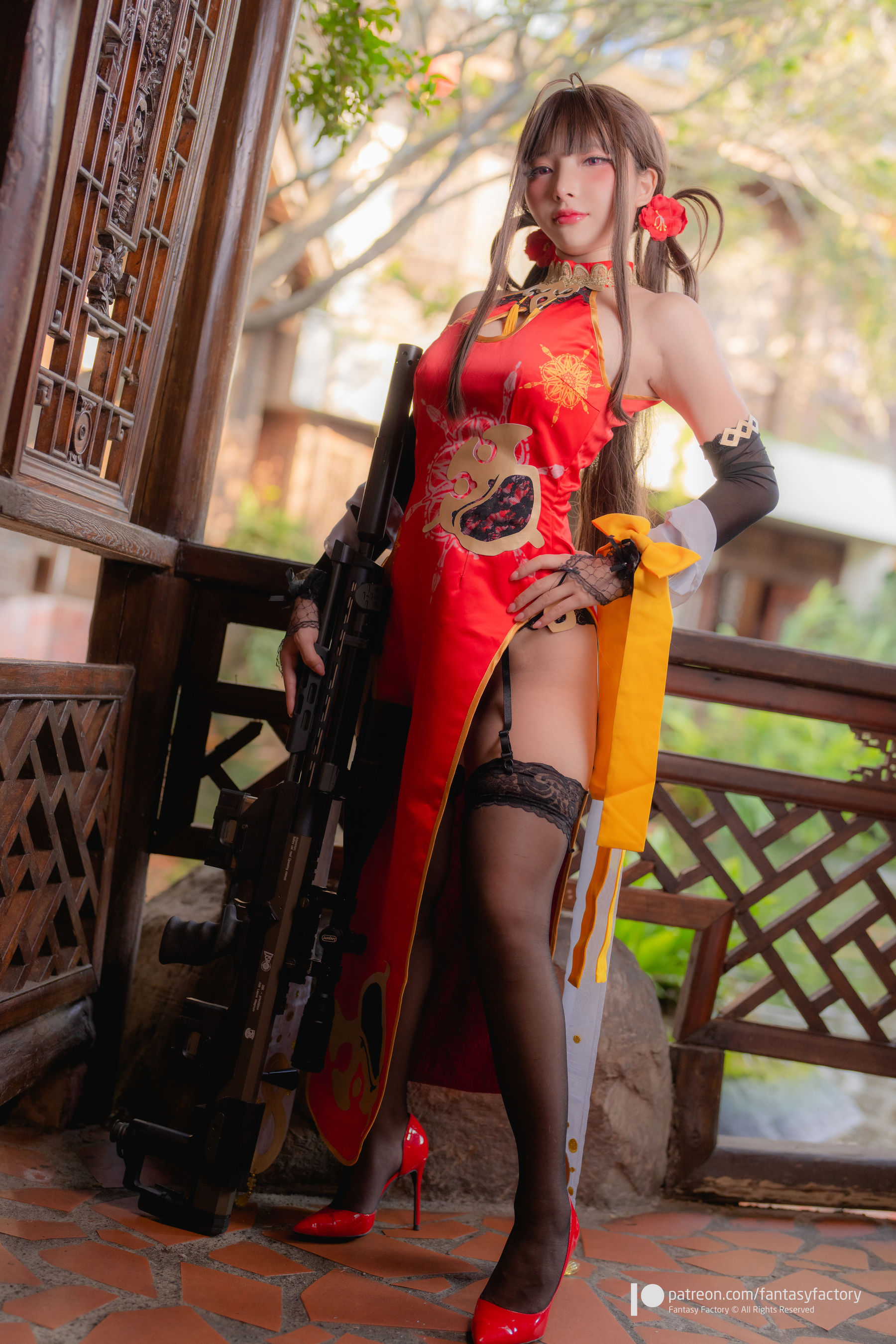 [Fantasy Factory] 小丁 Cosplay写真 - 2022.01 DSR-50 cheongsam/(22P)