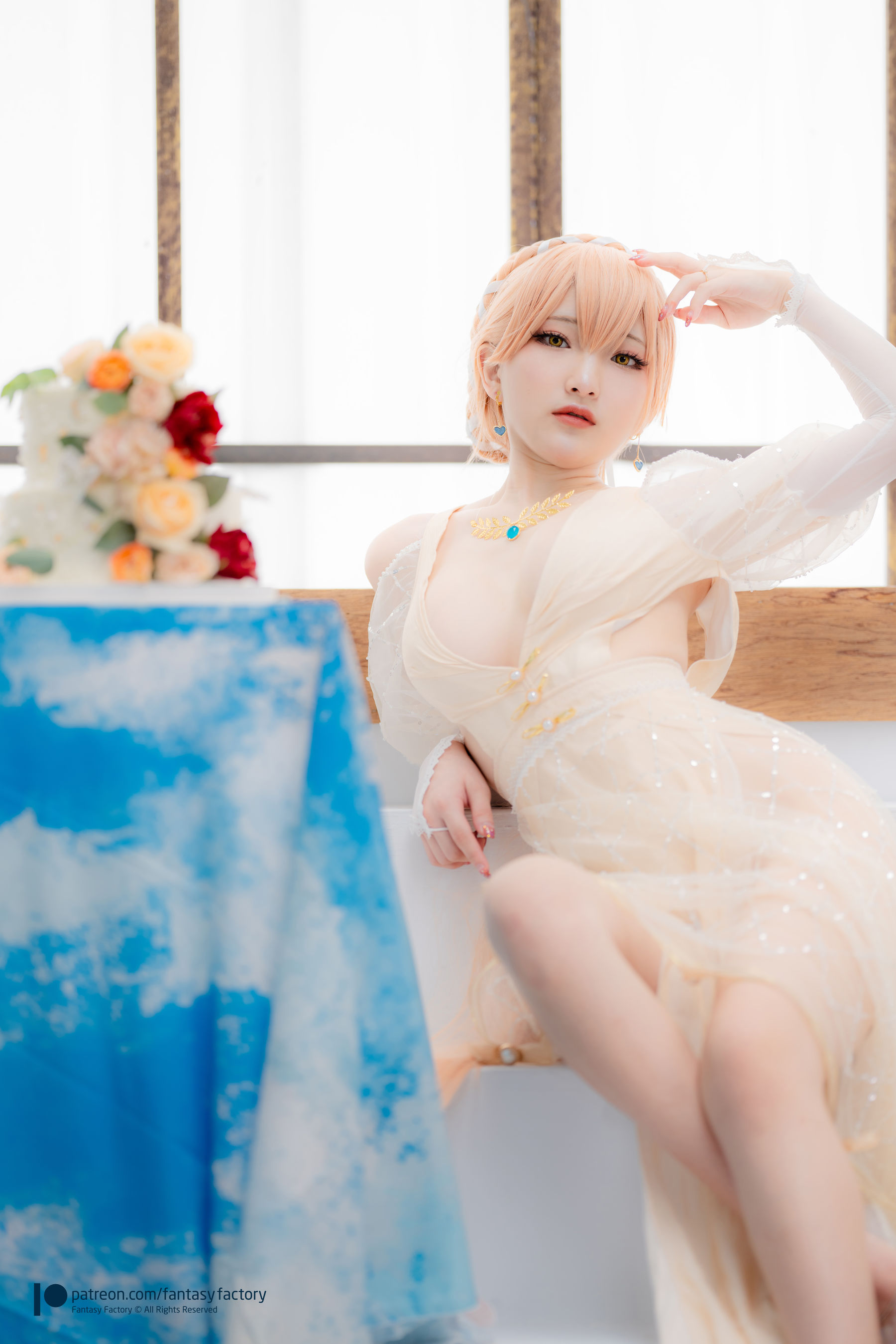 [Fantasy Factory] 小丁 Cosplay写真 - 2022.02 Ots-14 Wedding dress/(29P)