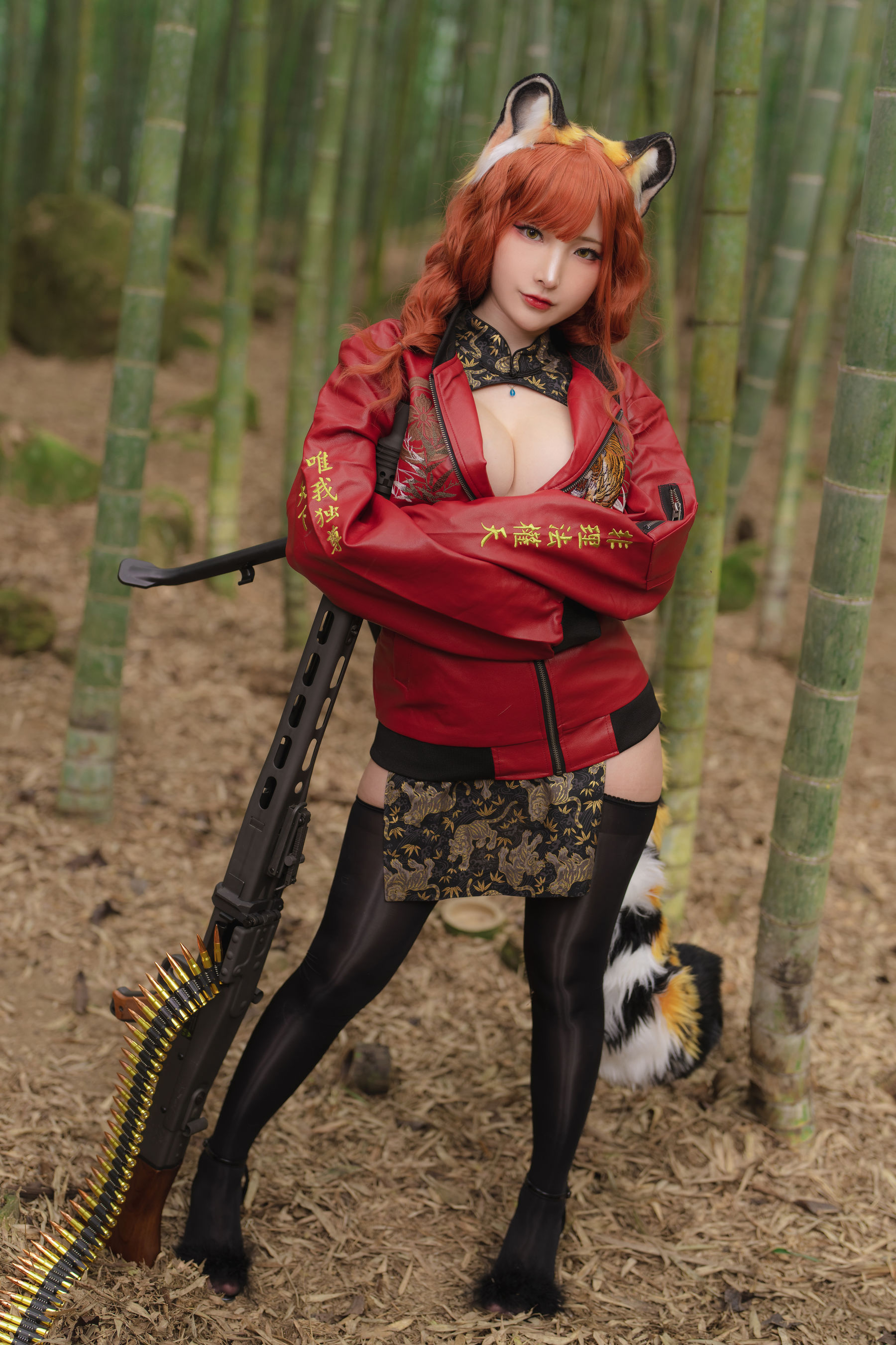 [Fantasy Factory] 小丁 Cosplay写真 - 2022.01 Tiger cheongsam/(23P)