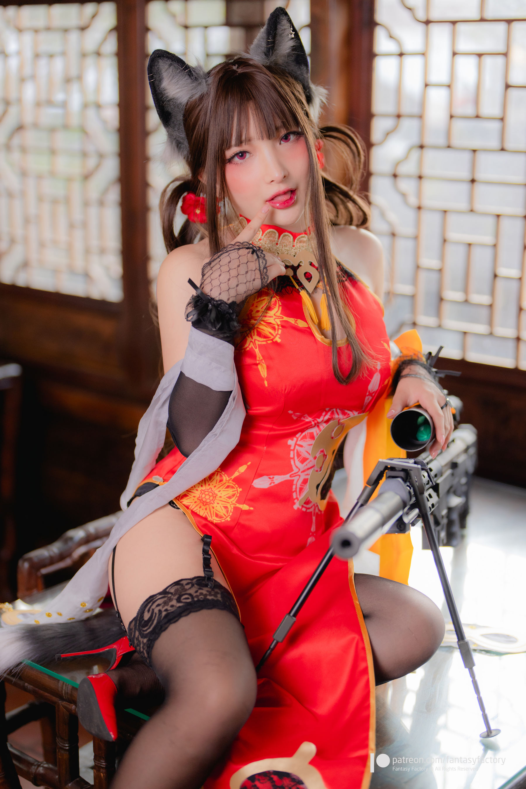 [Fantasy Factory] 小丁 Cosplay写真 - 2022.01 DSR-50 cheongsam/(22P)