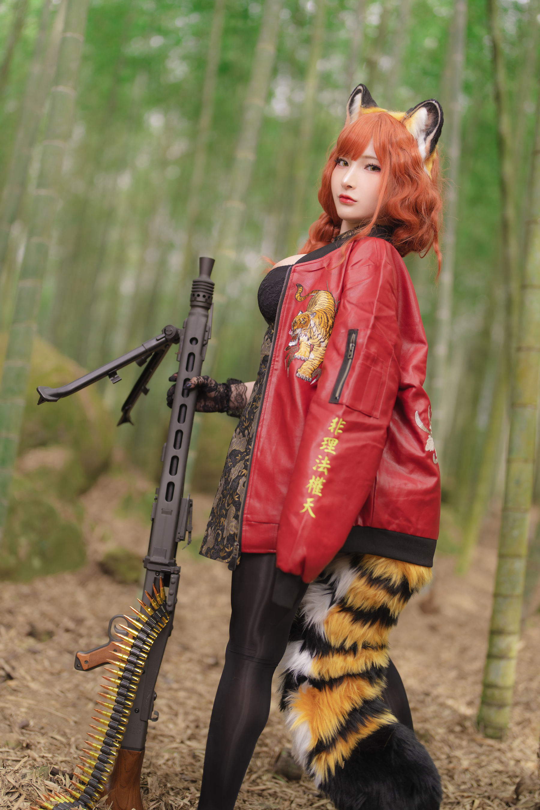 [Fantasy Factory] 小丁 Cosplay写真 - 2022.01 Tiger cheongsam/(23P)