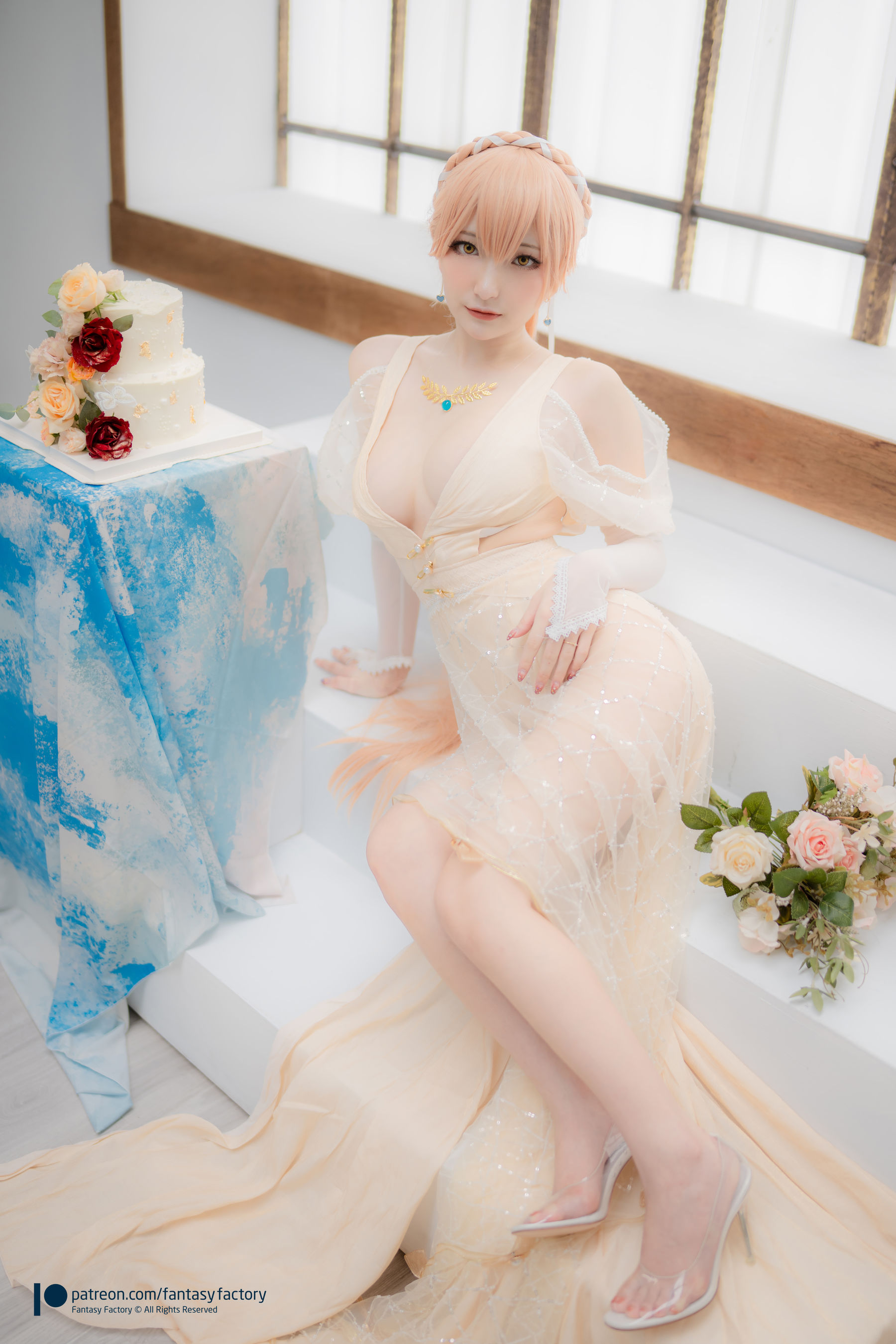 [Fantasy Factory] 小丁 Cosplay写真 - 2022.02 Ots-14 Wedding dress/(29P)