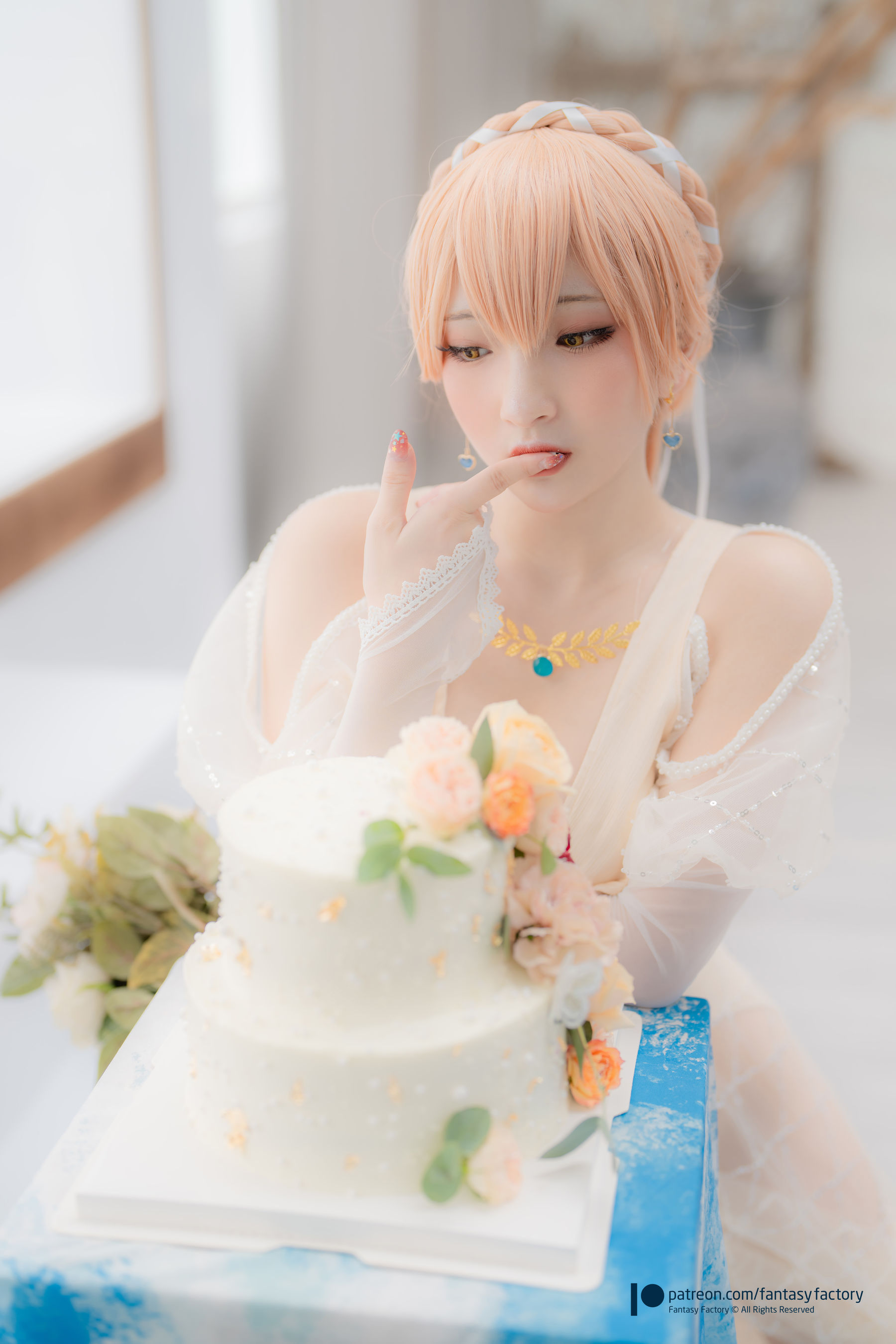 [Fantasy Factory] 小丁 Cosplay写真 - 2022.02 Ots-14 Wedding dress/(29P)