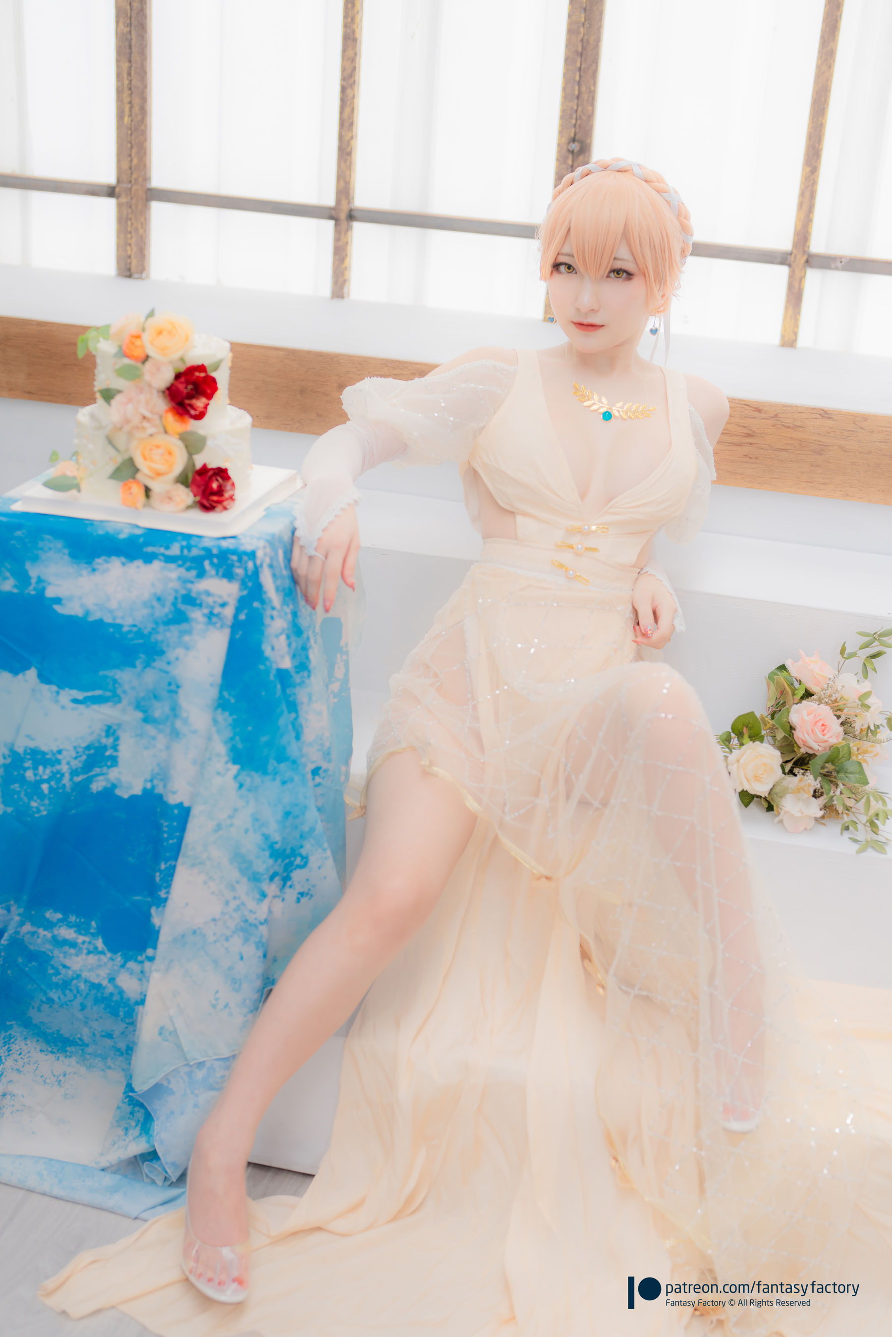 [Fantasy Factory] 小丁 Cosplay写真 - 2022.02 Ots-14 Wedding dress/(29P)