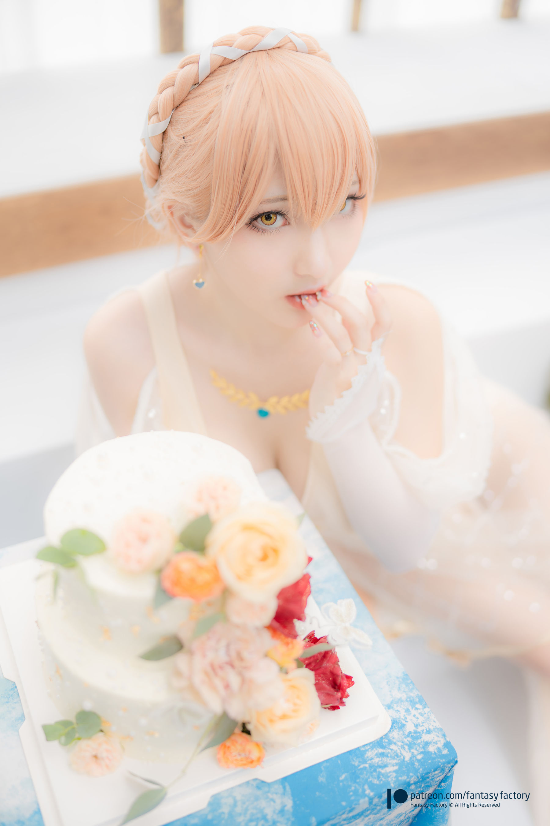 [Fantasy Factory] 小丁 Cosplay写真 - 2022.02 Ots-14 Wedding dress/(29P)