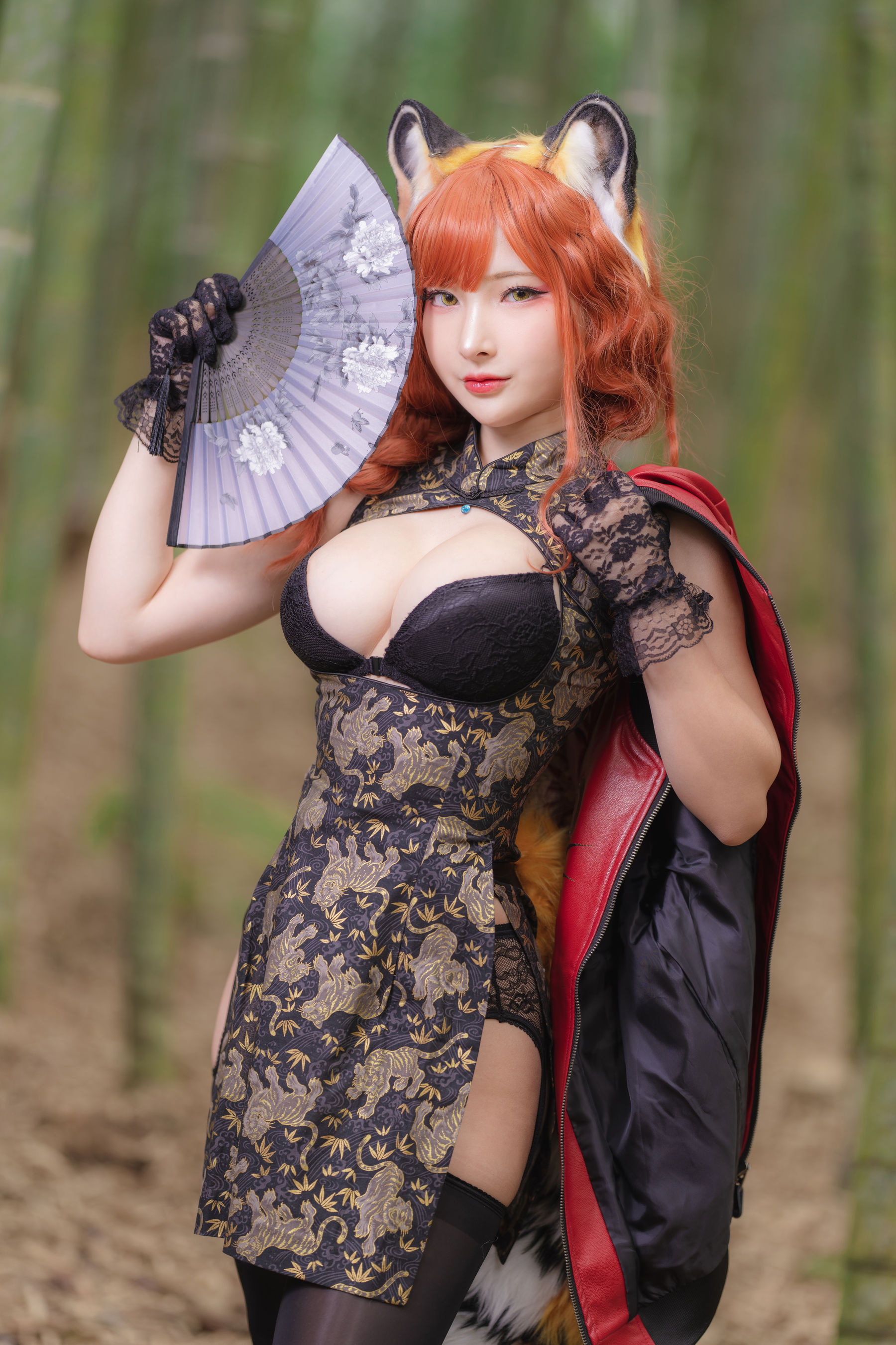 [Fantasy Factory] 小丁 Cosplay写真 - 2022.01 Tiger cheongsam/(23P)