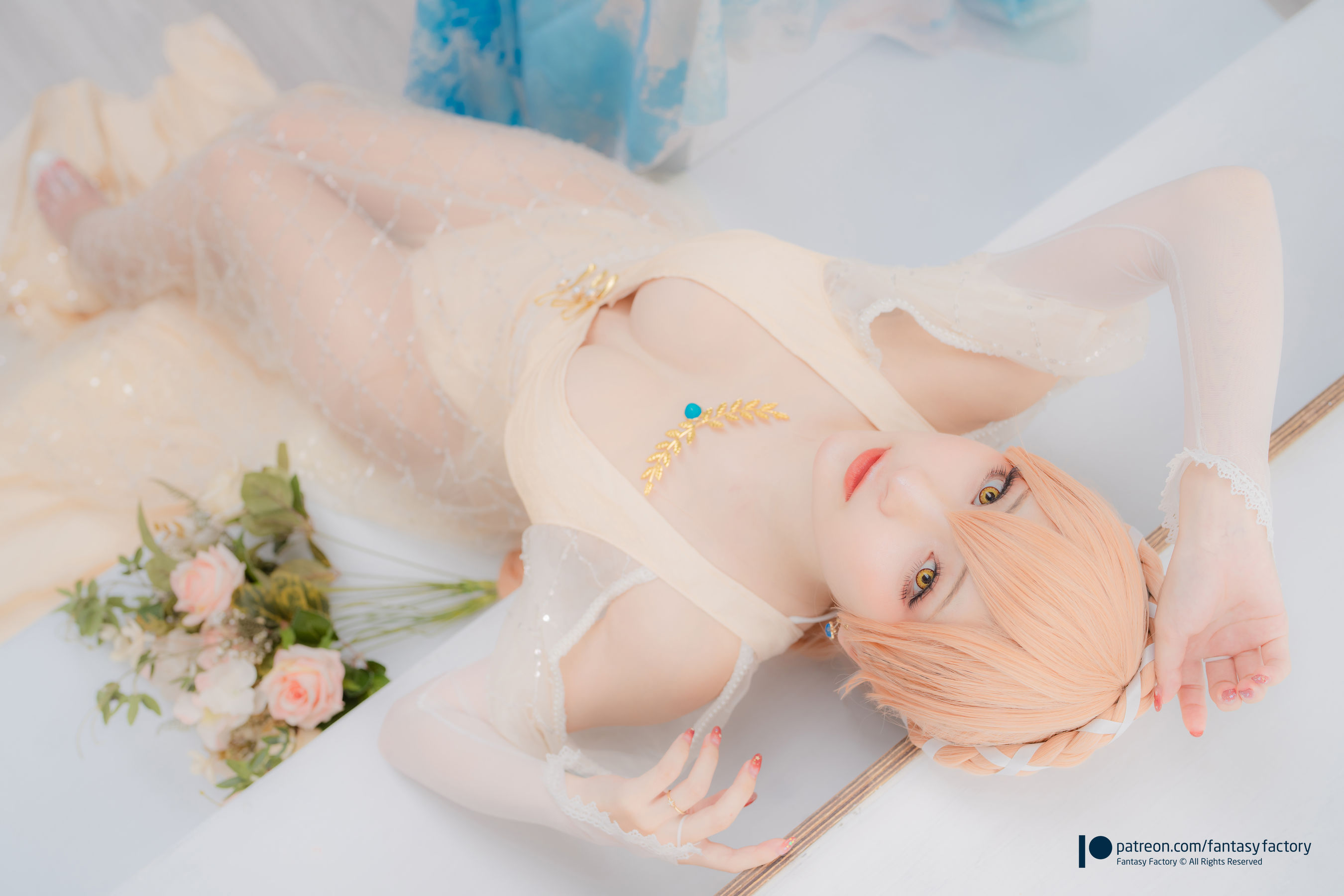 [Fantasy Factory] 小丁 Cosplay写真 - 2022.02 Ots-14 Wedding dress/(29P)