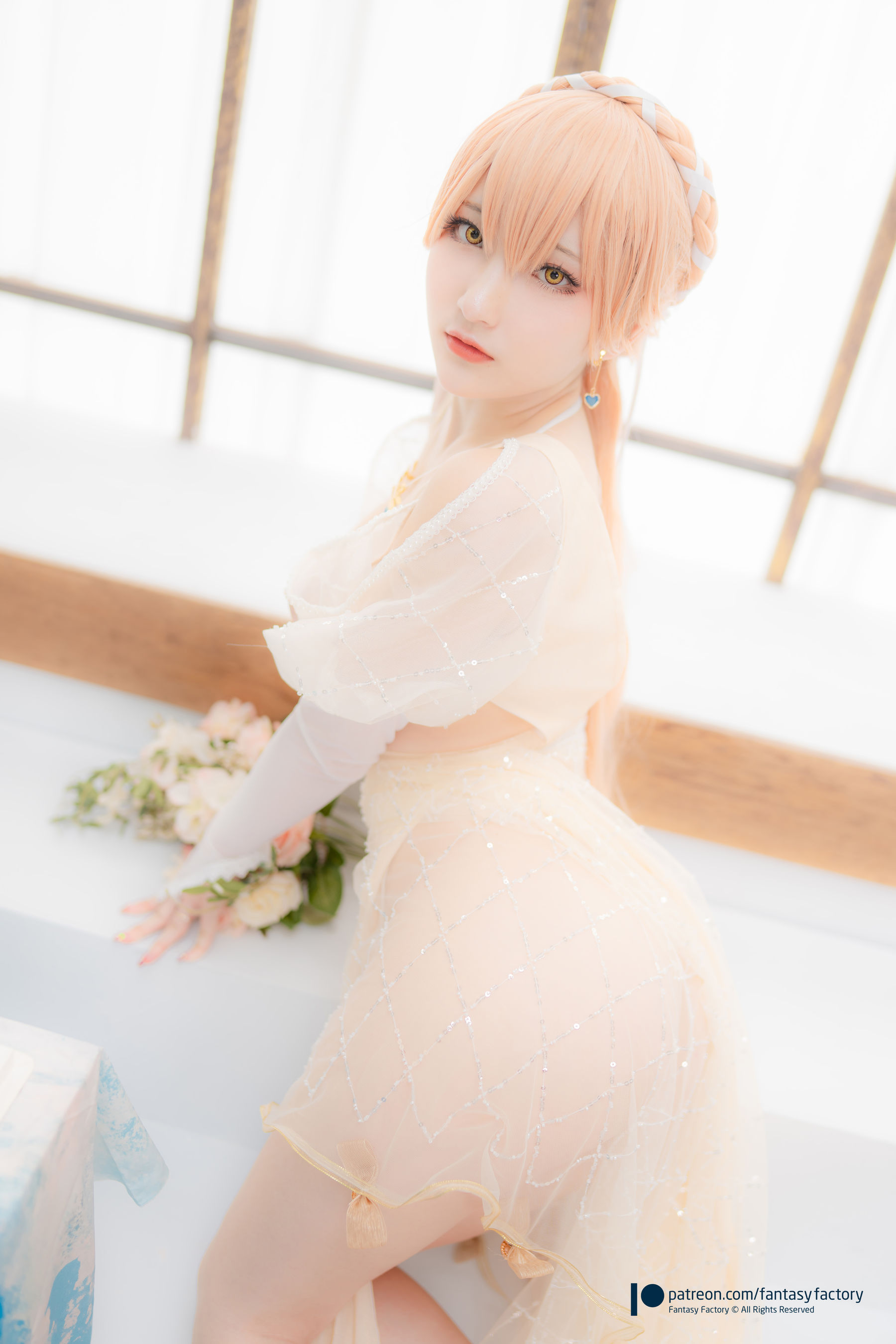 [Fantasy Factory] 小丁 Cosplay写真 - 2022.02 Ots-14 Wedding dress/(29P)