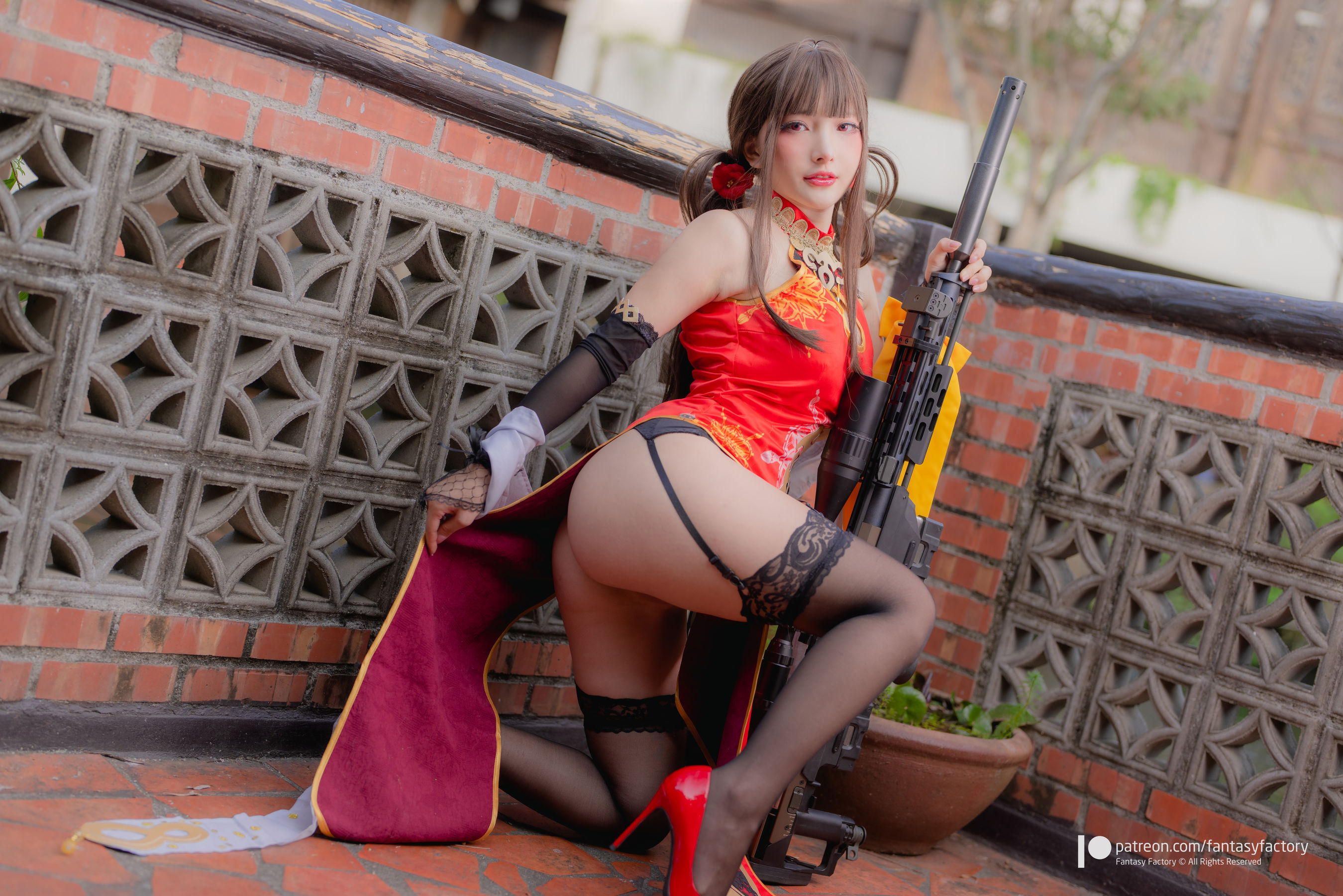 [Fantasy Factory] 小丁 Cosplay写真 - 2022.01 DSR-50 cheongsam/(22P)