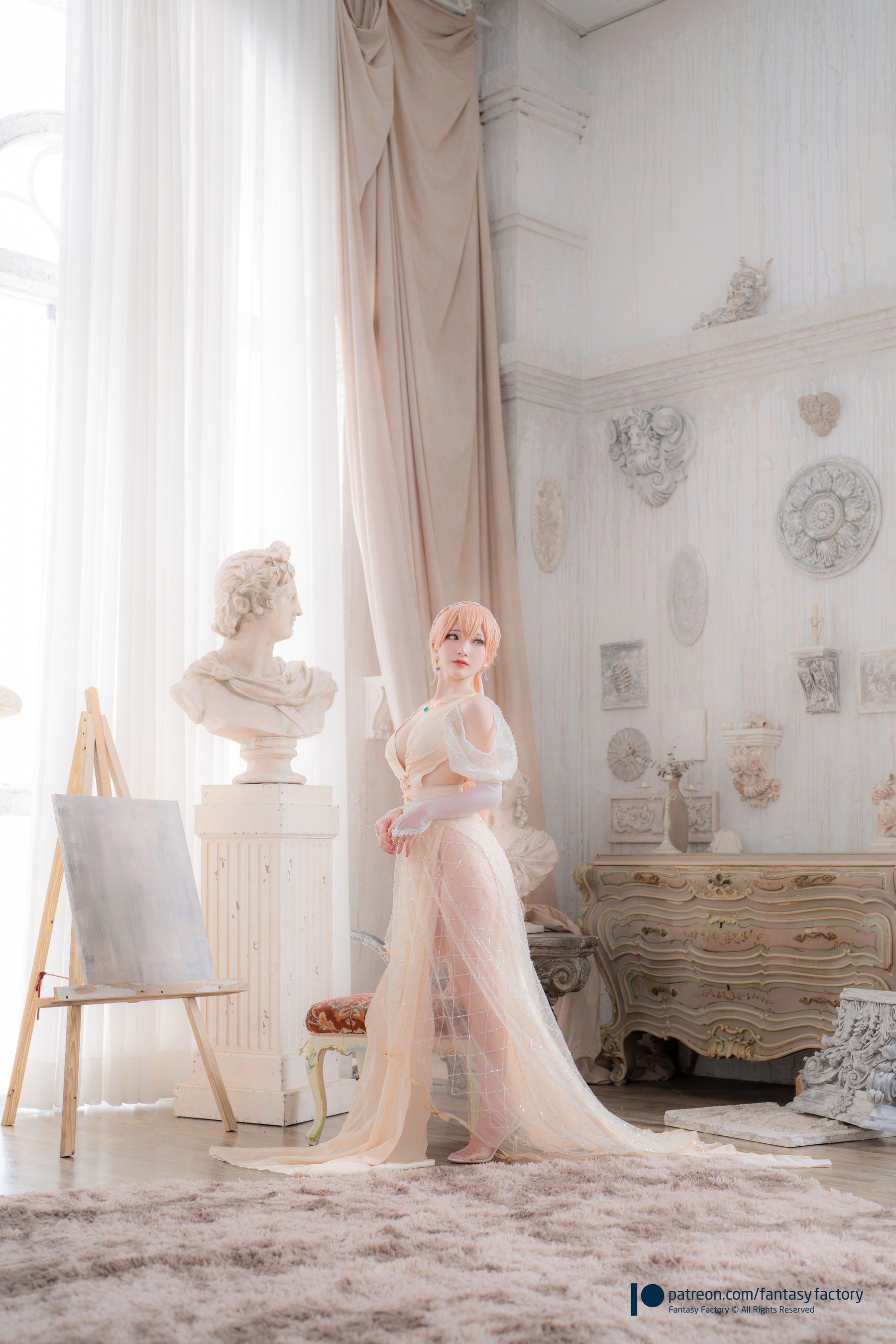 [Fantasy Factory] 小丁 Cosplay写真 - 2022.02 Ots-14 Wedding dress/(29P)