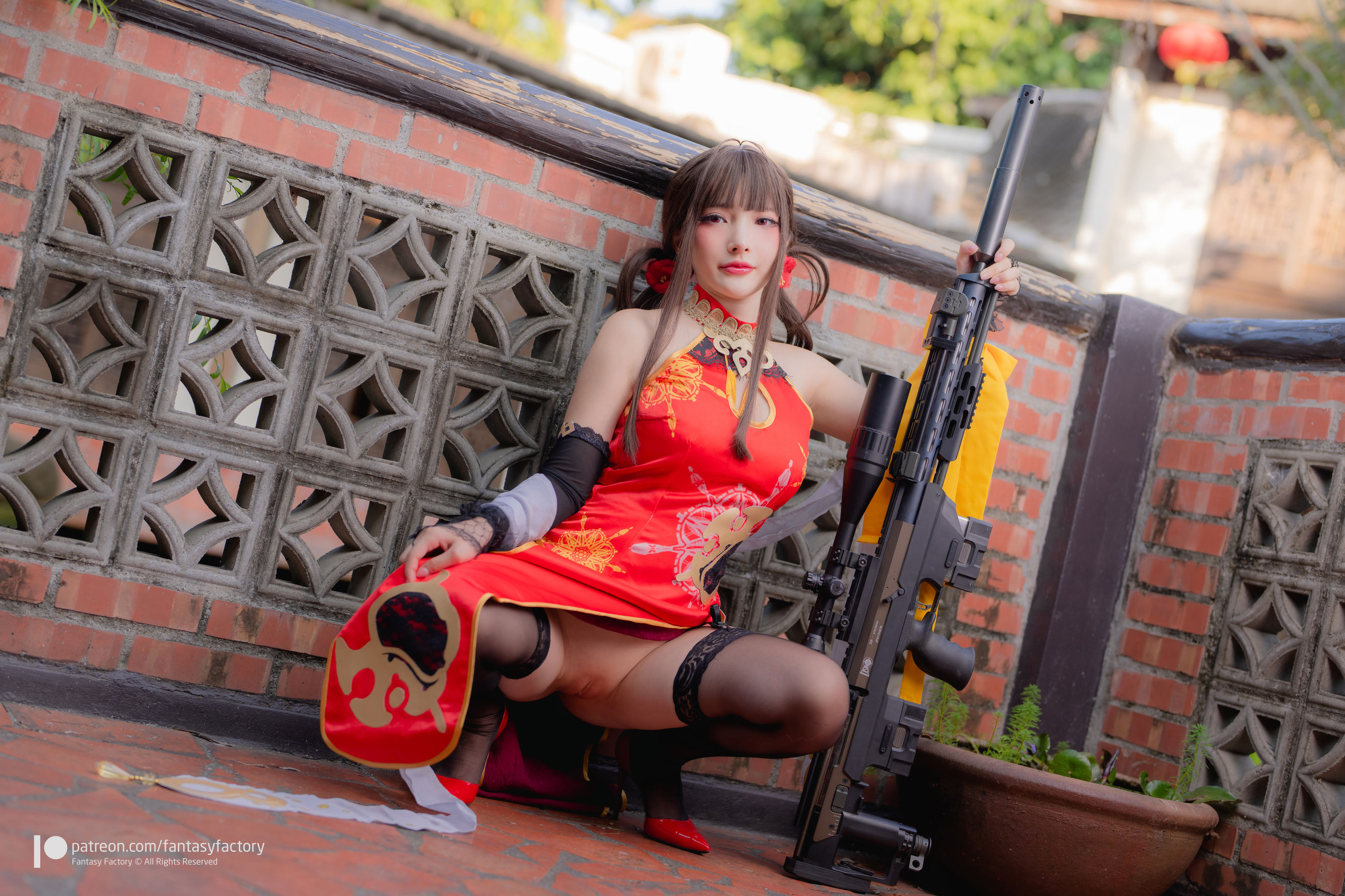 [Fantasy Factory] 小丁 Cosplay写真 - 2022.01 DSR-50 cheongsam/(22P)