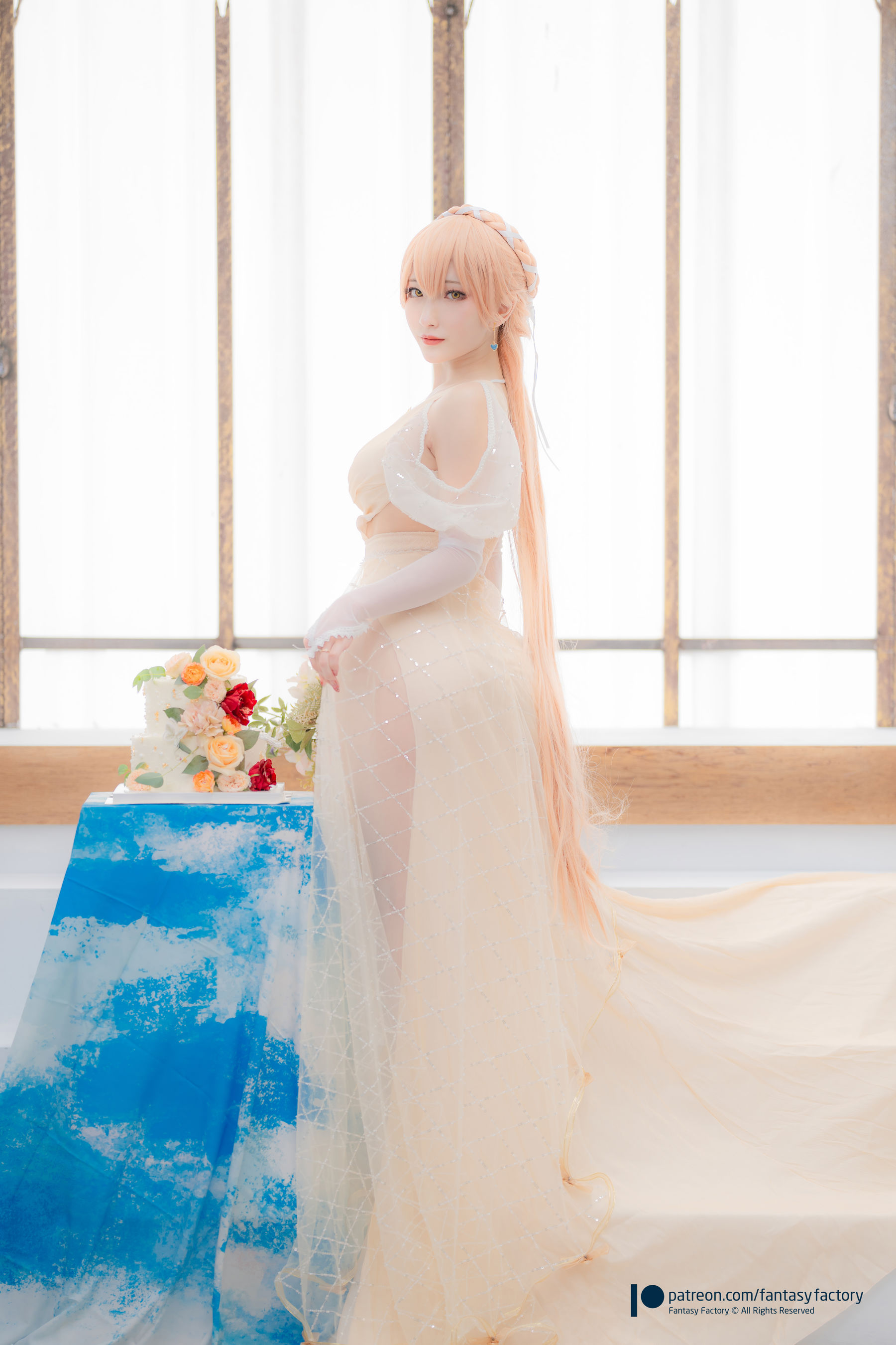 [Fantasy Factory] 小丁 Cosplay写真 - 2022.02 Ots-14 Wedding dress/(29P)