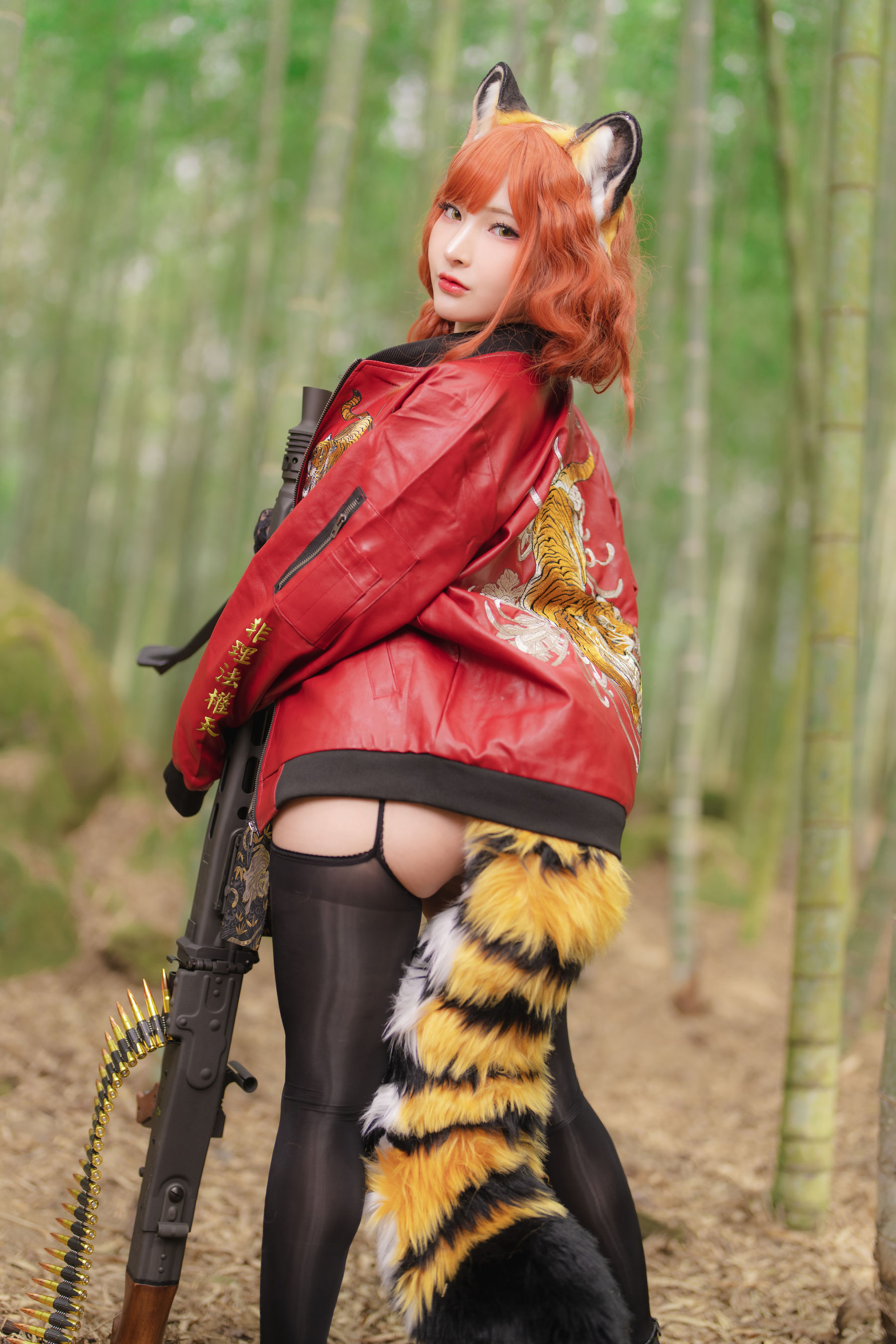 [Fantasy Factory] 小丁 Cosplay写真 - 2022.01 Tiger cheongsam/(23P)