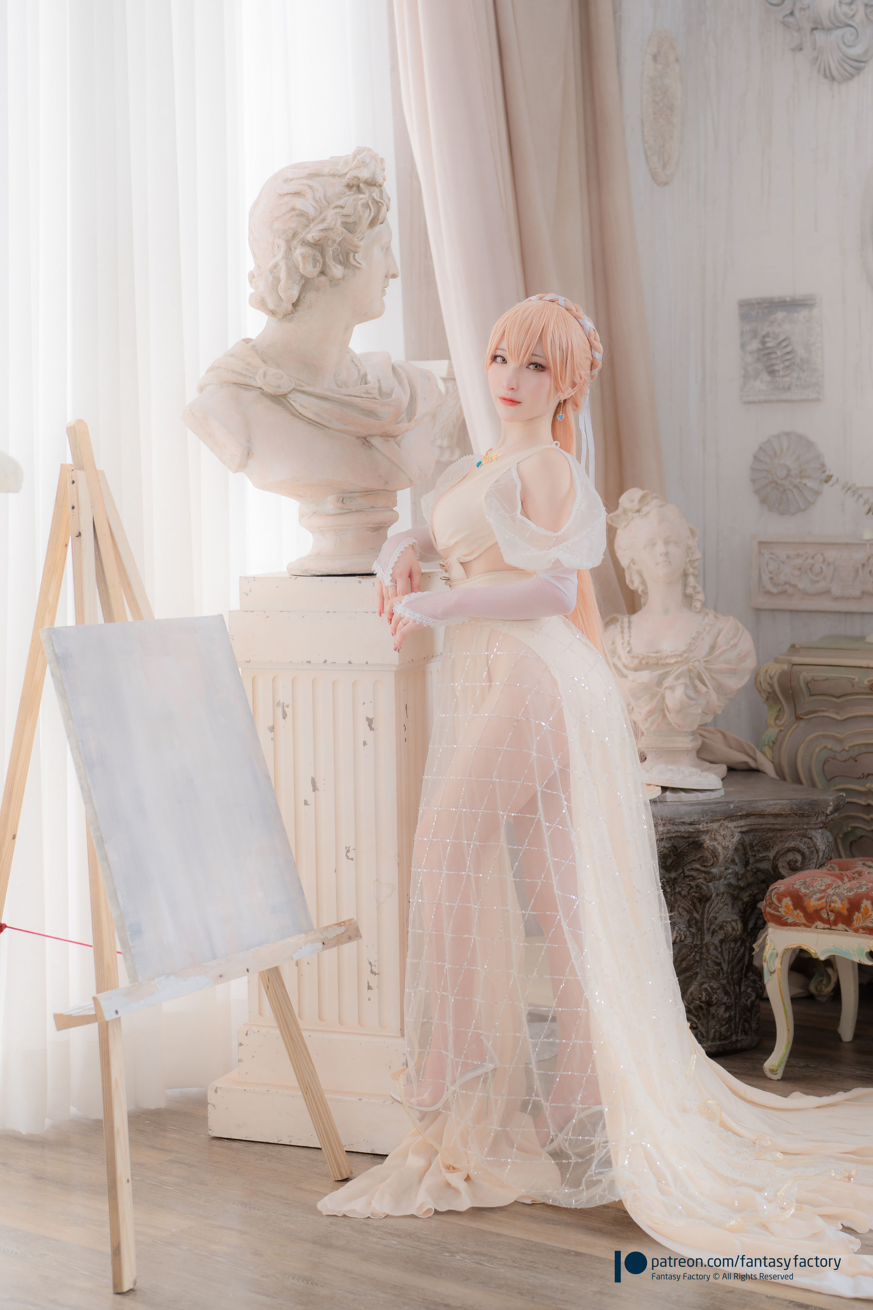 [Fantasy Factory] 小丁 Cosplay写真 - 2022.02 Ots-14 Wedding dress/(29P)