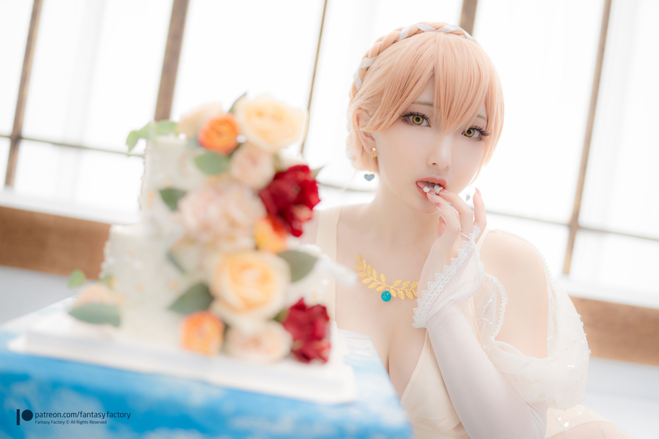 [Fantasy Factory] 小丁 Cosplay写真 - 2022.02 Ots-14 Wedding dress/(29P)