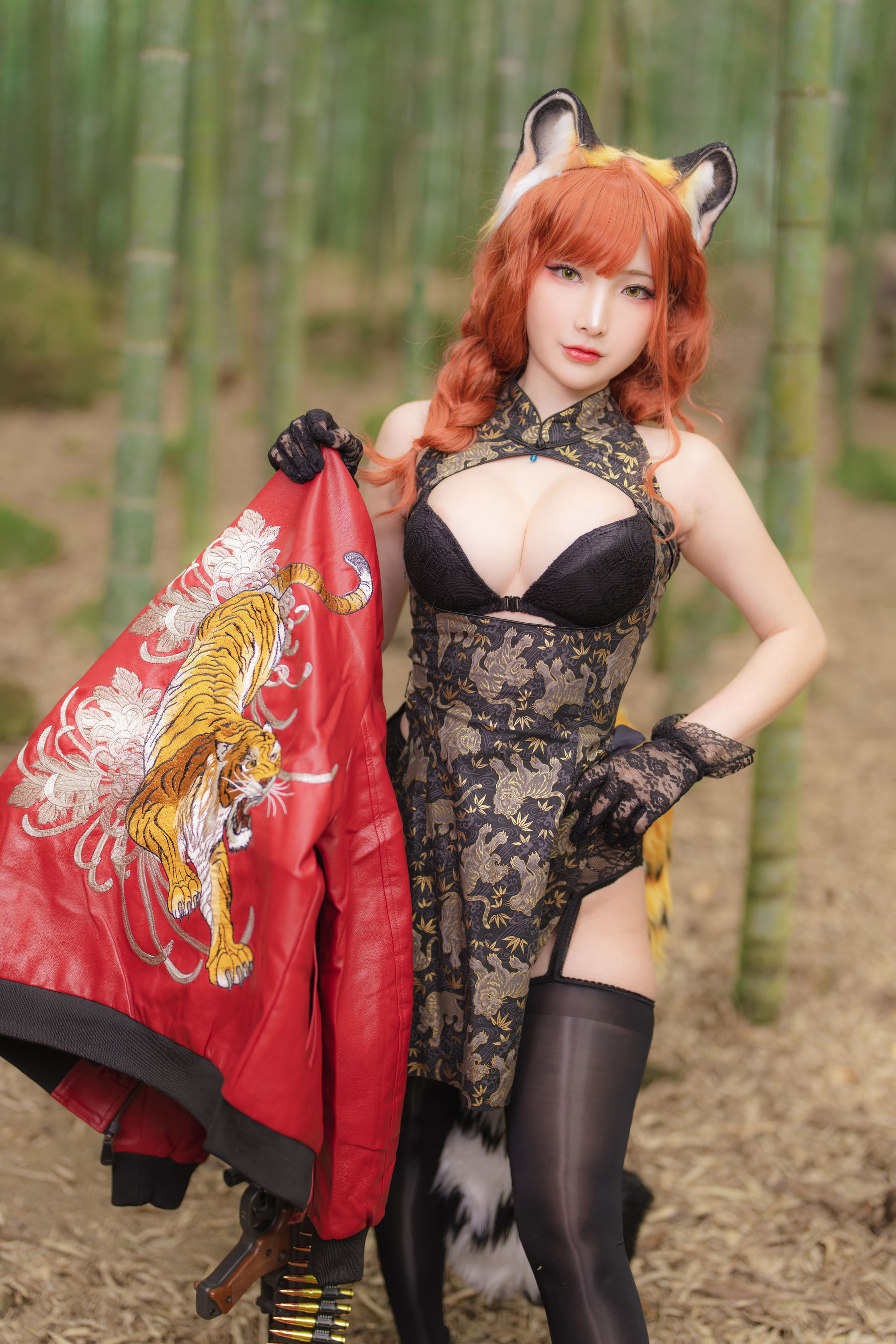 [Fantasy Factory] 小丁 Cosplay写真 - 2022.01 Tiger cheongsam/(23P)