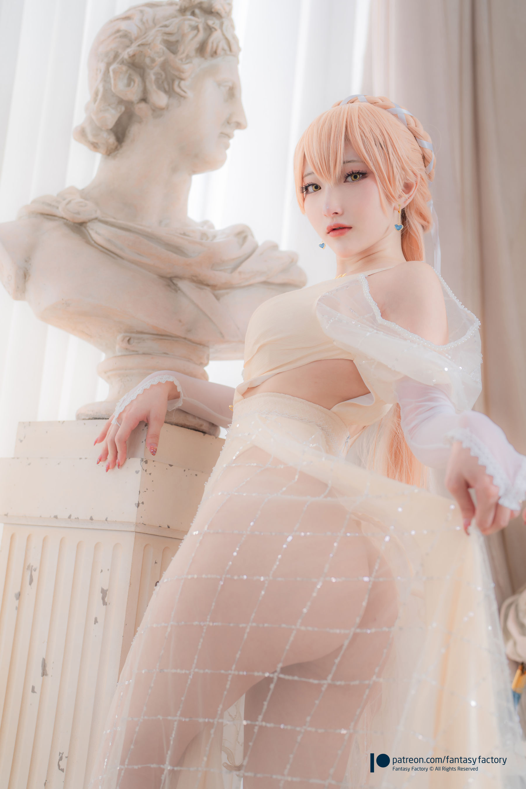 [Fantasy Factory] 小丁 Cosplay写真 - 2022.02 Ots-14 Wedding dress/(29P)