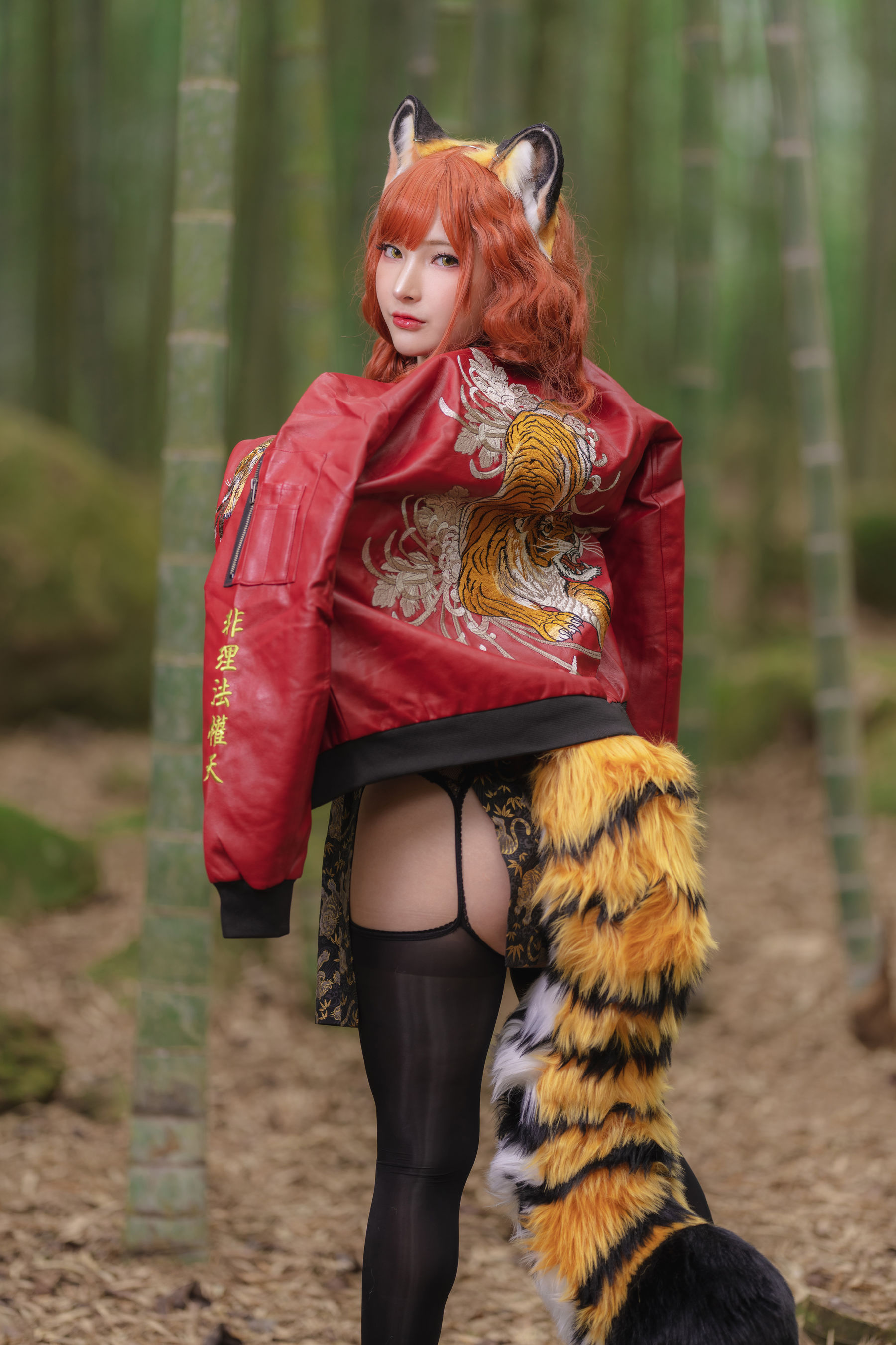 [Fantasy Factory] 小丁 Cosplay写真 - 2022.01 Tiger cheongsam/(23P)