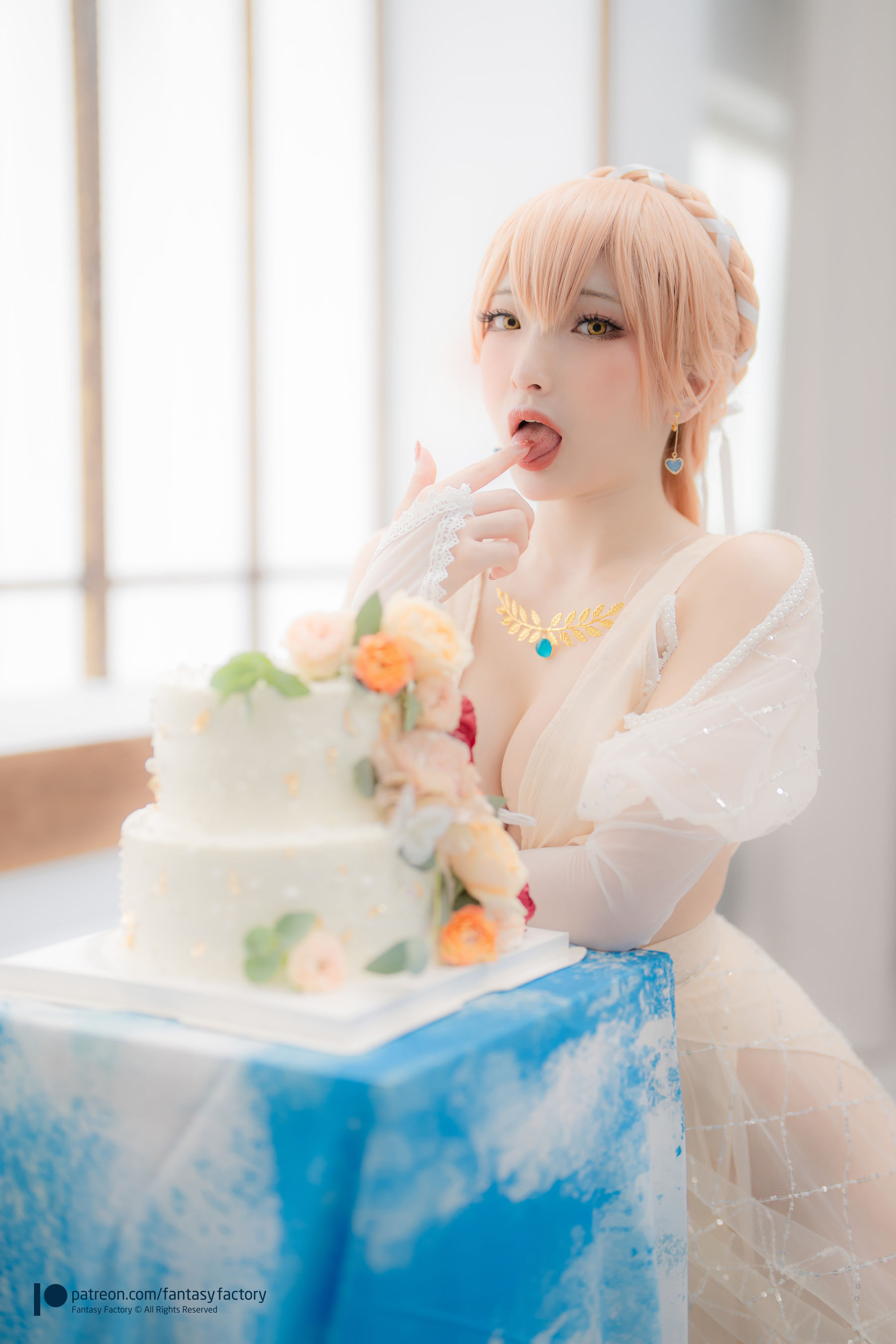 [Fantasy Factory] 小丁 Cosplay写真 - 2022.02 Ots-14 Wedding dress/(29P)