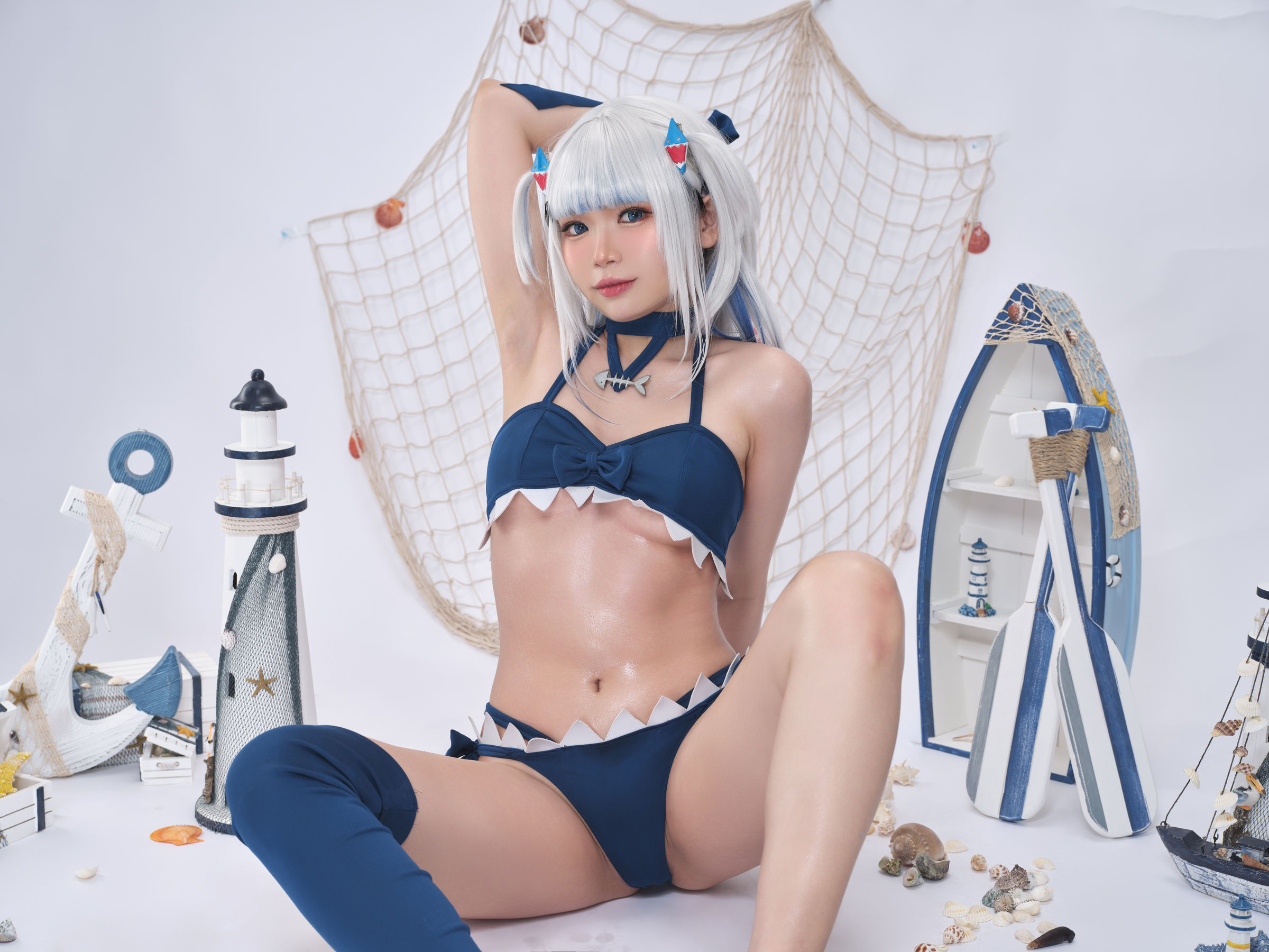 ZinieQ - Hololive Gawr Gura Swimsuit/(20P)