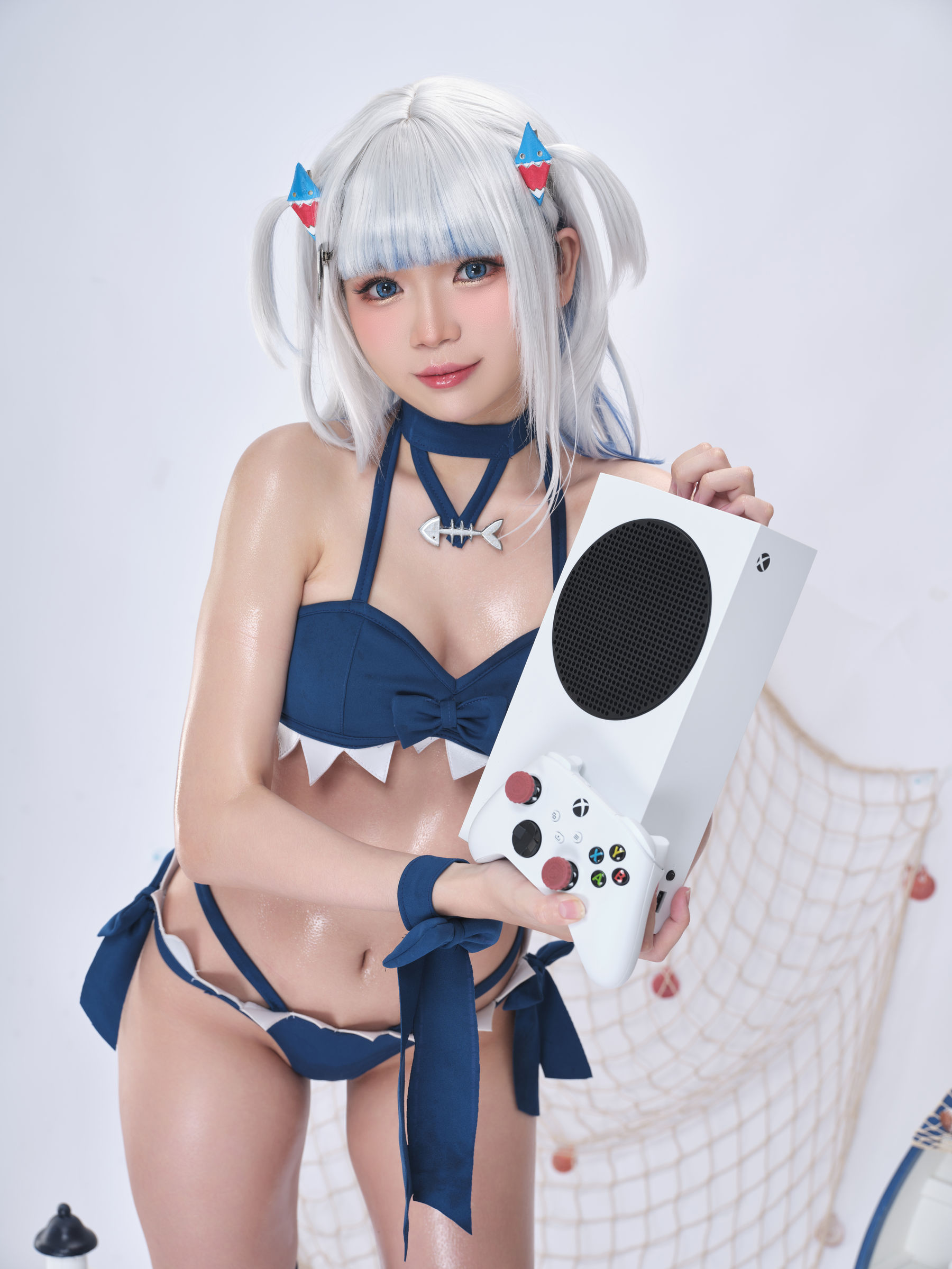 ZinieQ - Hololive Gawr Gura Swimsuit/(20P)