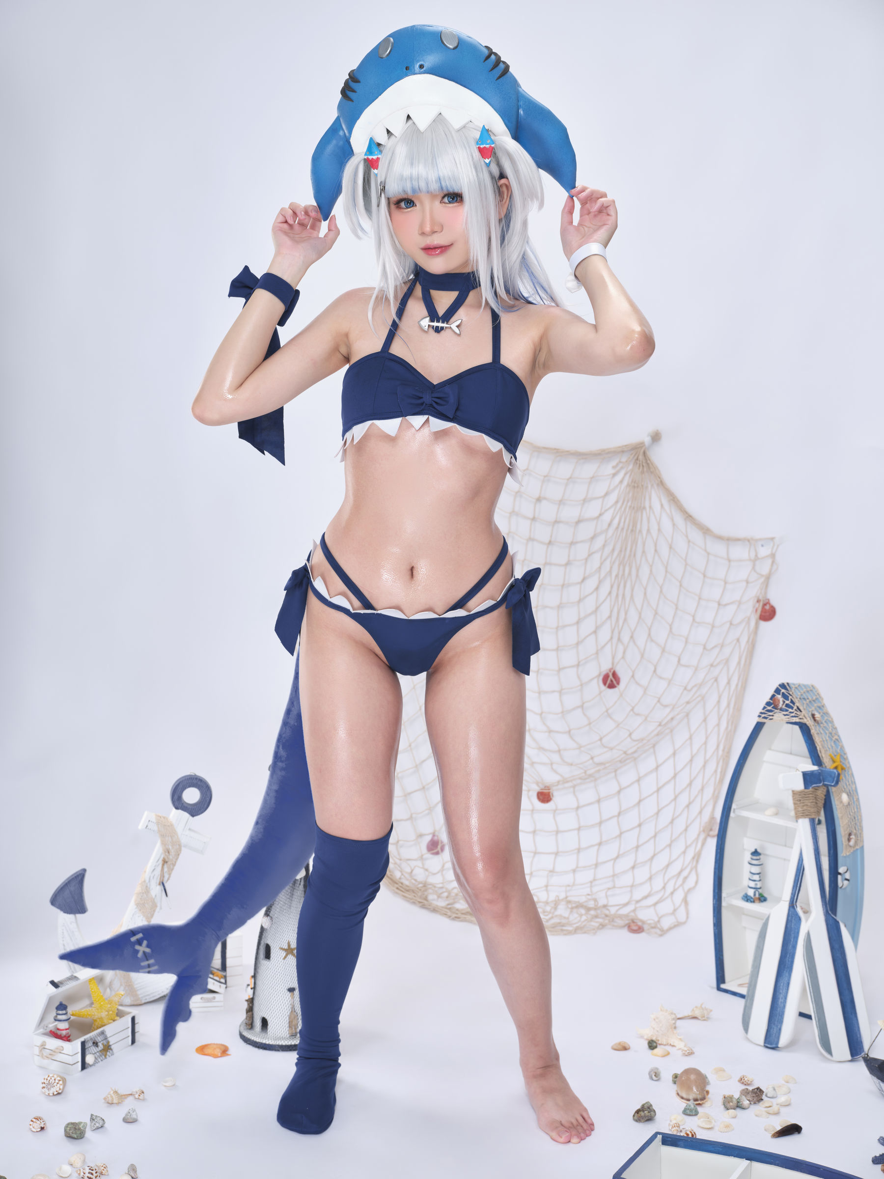 ZinieQ - Hololive Gawr Gura Swimsuit/(20P)