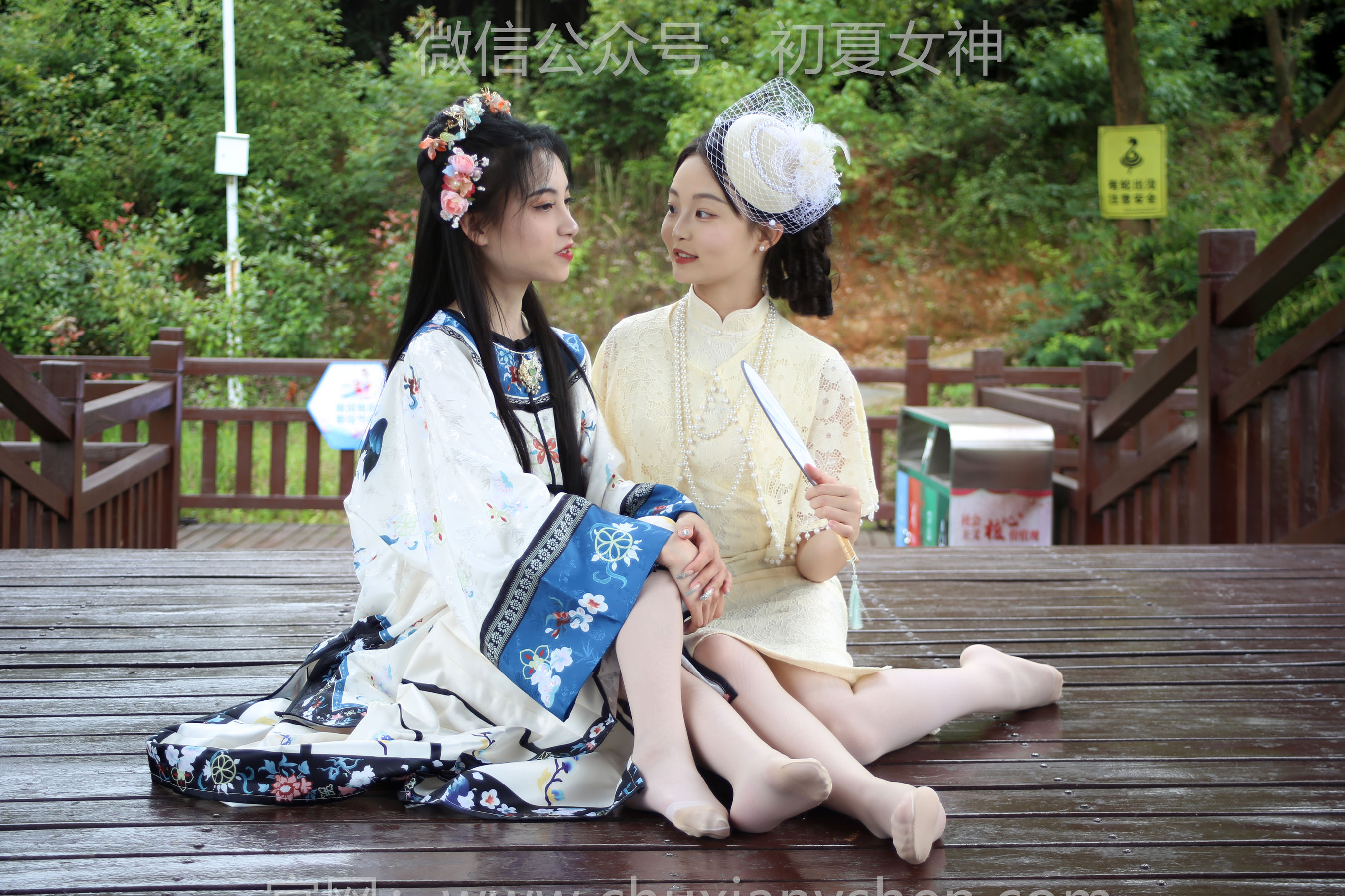 初夏女神 No.213 柒柒&双双 留洋晚清/(120P)