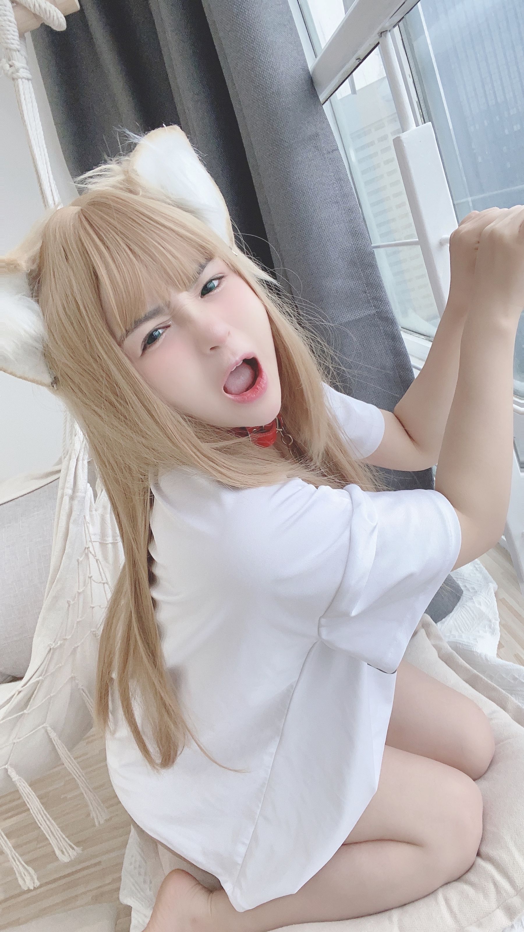 [Cosplay] 桜井宁宁 - 猫娘/(50P)