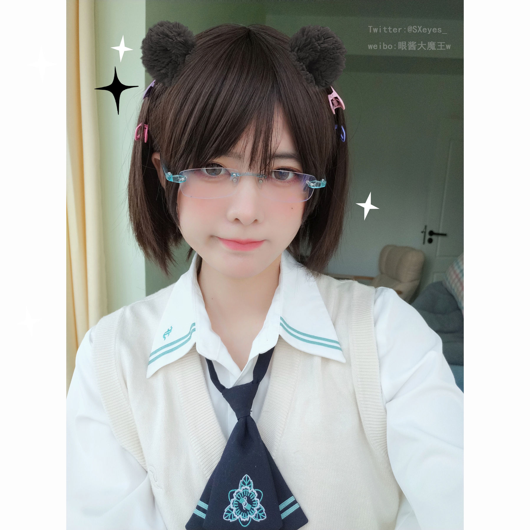 [Cosplay] 萌妹子眼酱大魔王w - 小学妹/(31P)