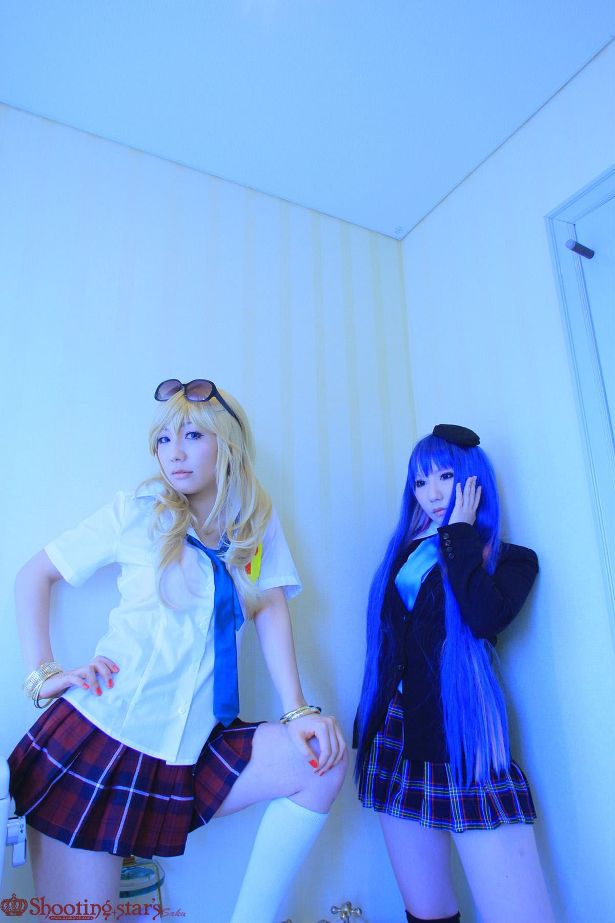 绫香サク (Saku サク Saku Ayaka) &Hanamura Saki(花邑沙希)《Panty & Stocking with Garterbelt》 [Shooting Star s]/(99P)