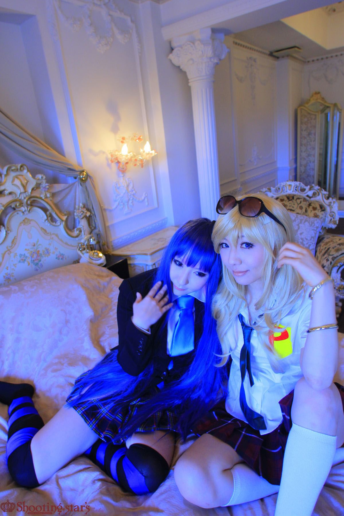 绫香サク (Saku サク Saku Ayaka) &Hanamura Saki(花邑沙希)《Panty & Stocking with Garterbelt》 [Shooting Star s]/(99P)