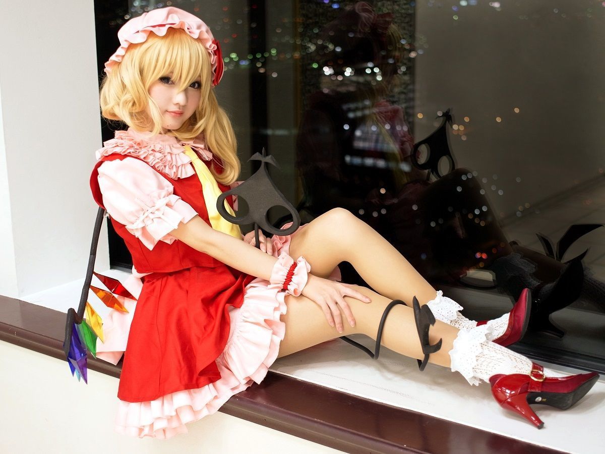 火将ロシエル 《Touhou Project》Hakurei Reimu Flandre Scarlet [猫耳メイド屋]/(100P)