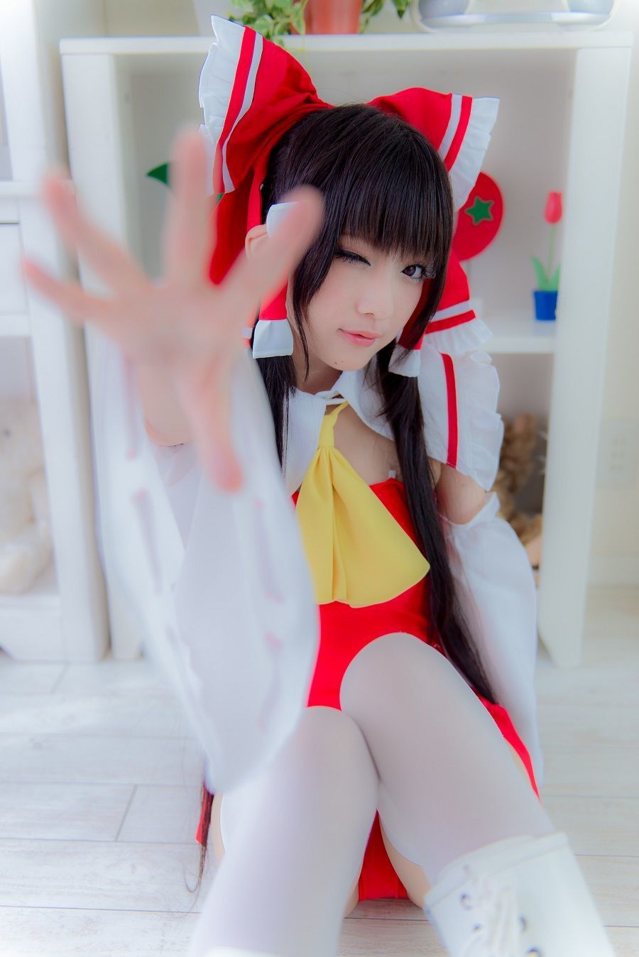 火将ロシエル 《Touhou Project》Hakurei Reimu Flandre Scarlet [猫耳メイド屋]/(100P)