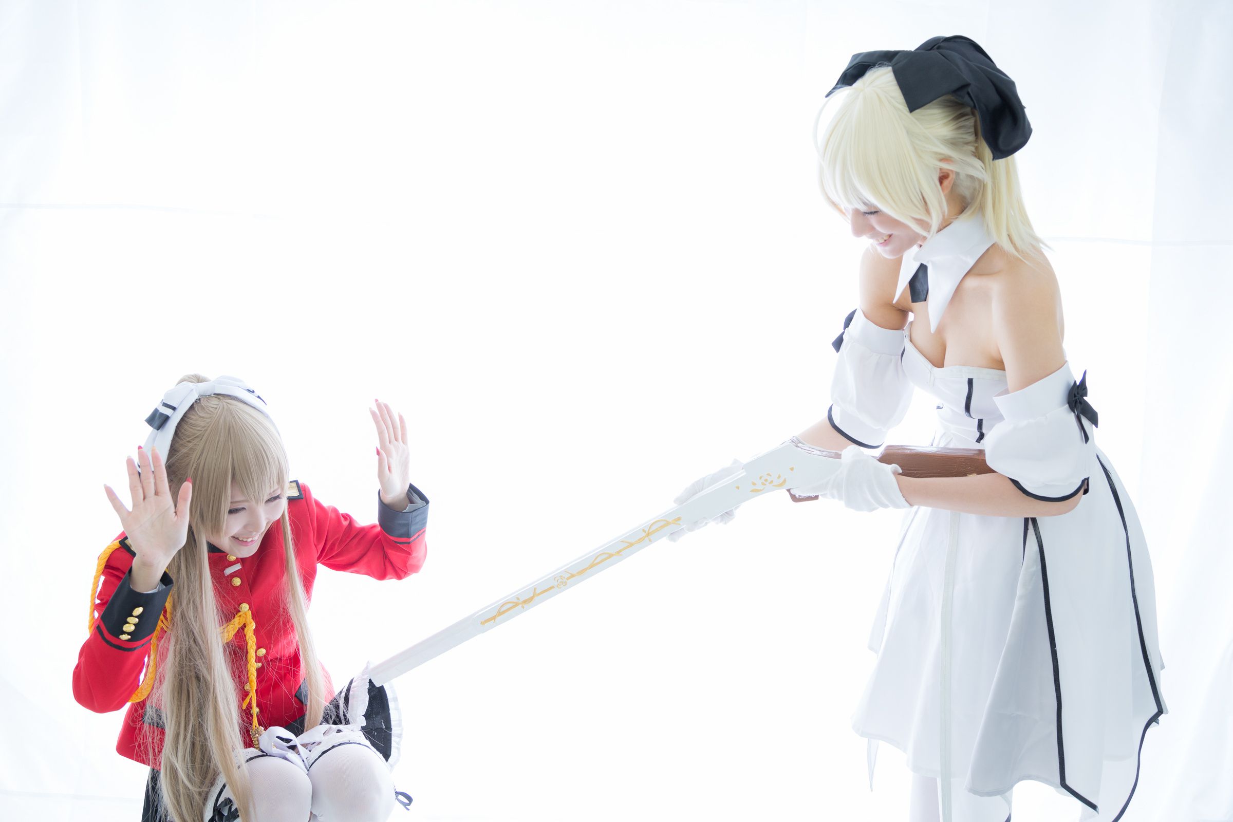 Usakichi(うさ吉)&Na-san 《Fate＼stay night》Saber 《甘城ブリリアントパーク》千斗いすず [Flameworks]/(100P)