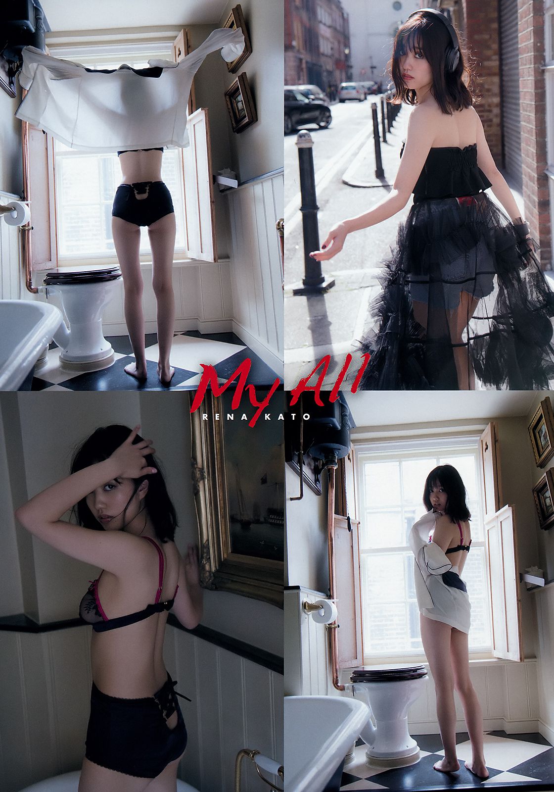 小宮有紗 加藤玲奈 [Young Animal] 2018年No.07 写真杂志/(15P)