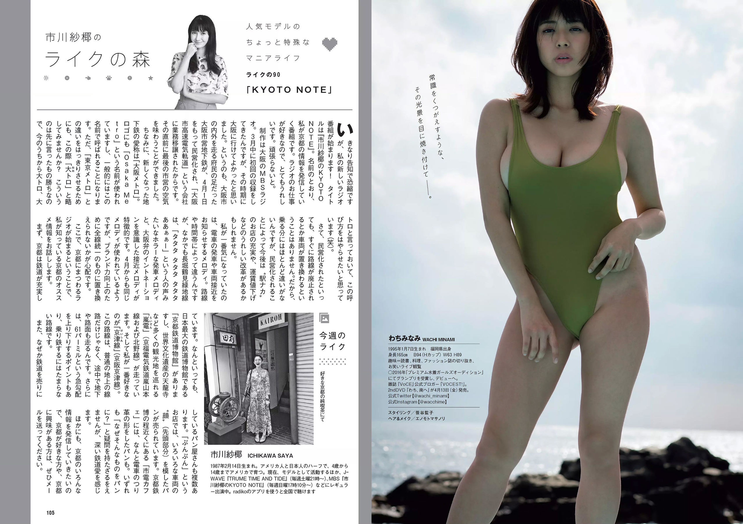 長濱ねる 沢すみれ 松田紗和 わちみなみ 本間日陽 齊藤英里 竹内佳菜子 [Weekly Playboy] 2018年No.17 写真杂志/(34P)