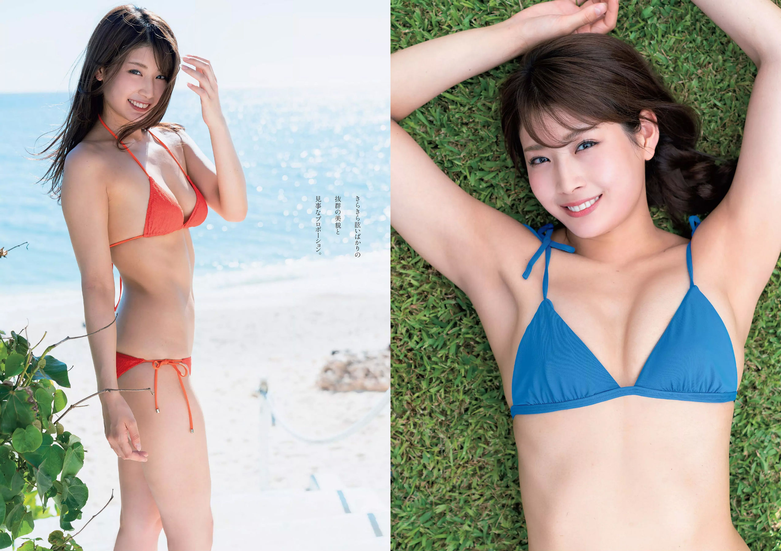 齋藤飛鳥 逢沢りな 沢すみれ 大西桃香 安藤咲桜 春花 [Weekly Playboy] 2018年No.42 写真杂志/(33P)