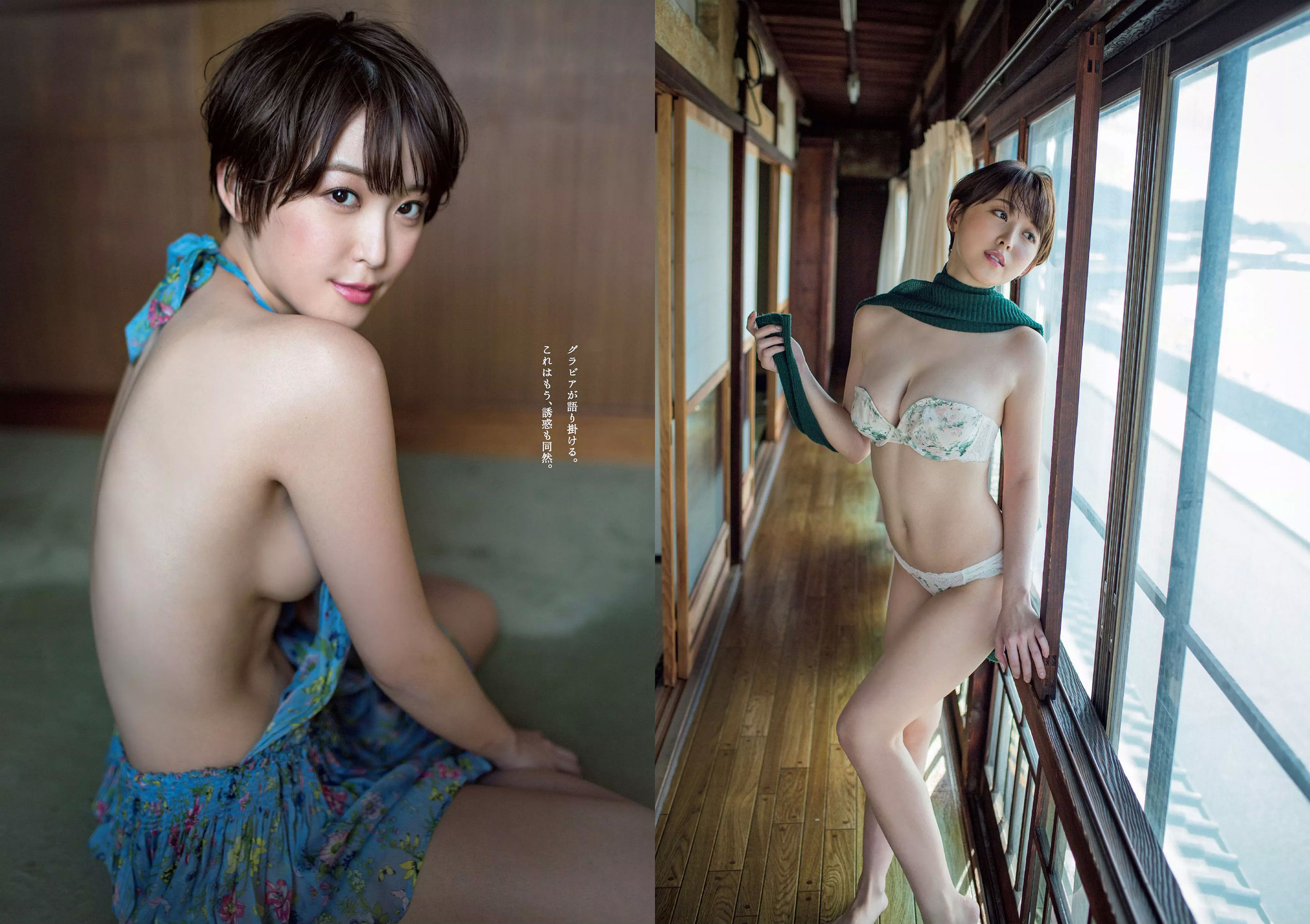 西野七瀬 傳谷英里香 大原優乃 忍野さら えなこ RENA 北野日奈子 [Weekly Playboy] 2019年No.01-02 写真杂志/(40P)