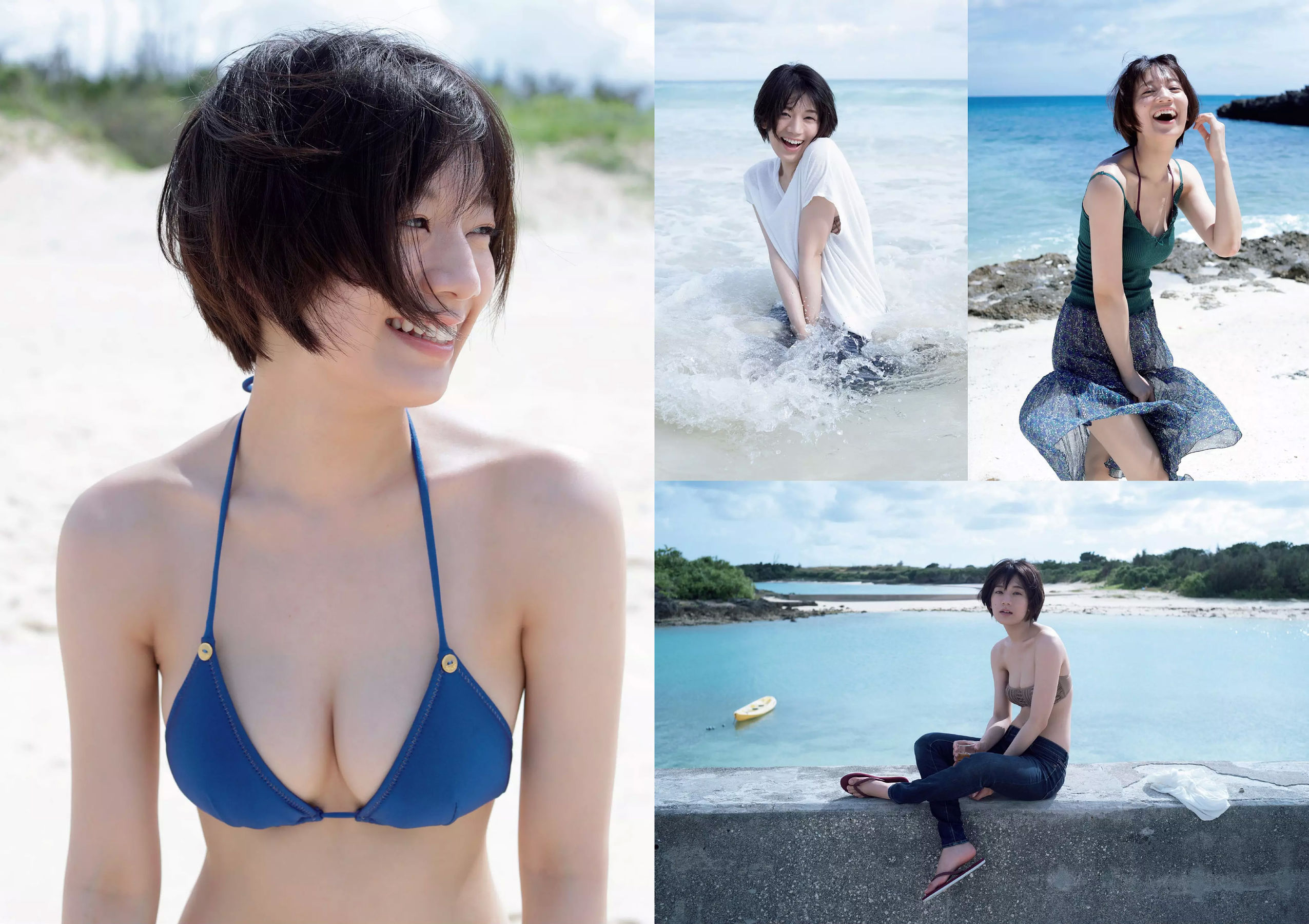 井口綾子 草刈麻有 松田紗和 佐藤美希 塩川莉世 安倍乙 [Weekly Playboy] 2018年No.38 写真杂志/(32P)