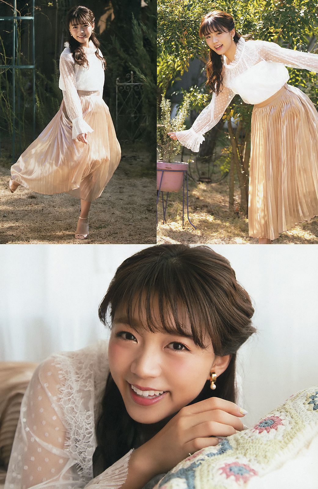 倉持由香 三森すずこ [Young Animal] 2018年No.08 写真杂志/(18P)