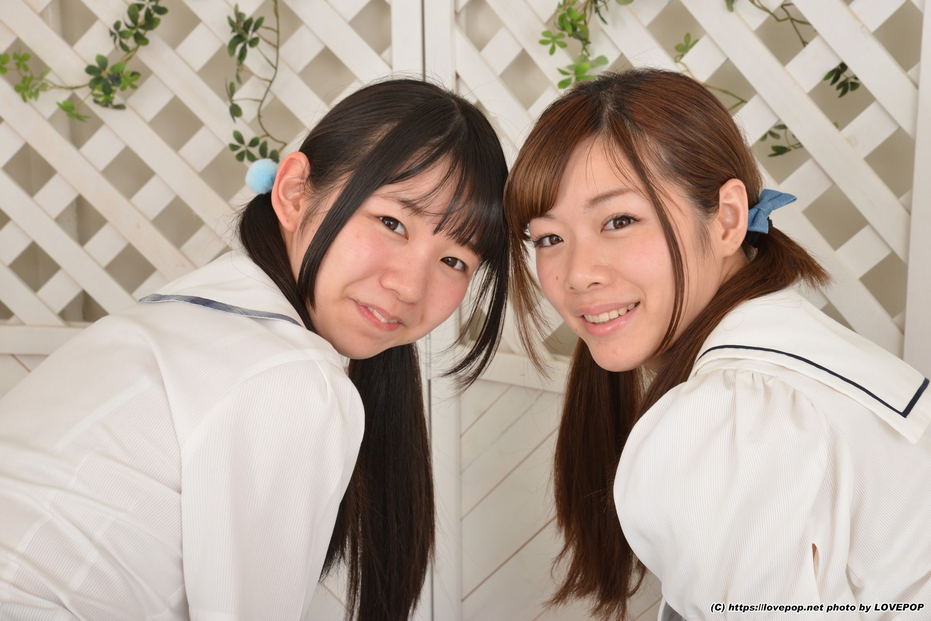 [LOVEPOP] Yuzuka Shirai&Sana Moriho 白井ゆずか&森保さな Photoset 01/(84P)