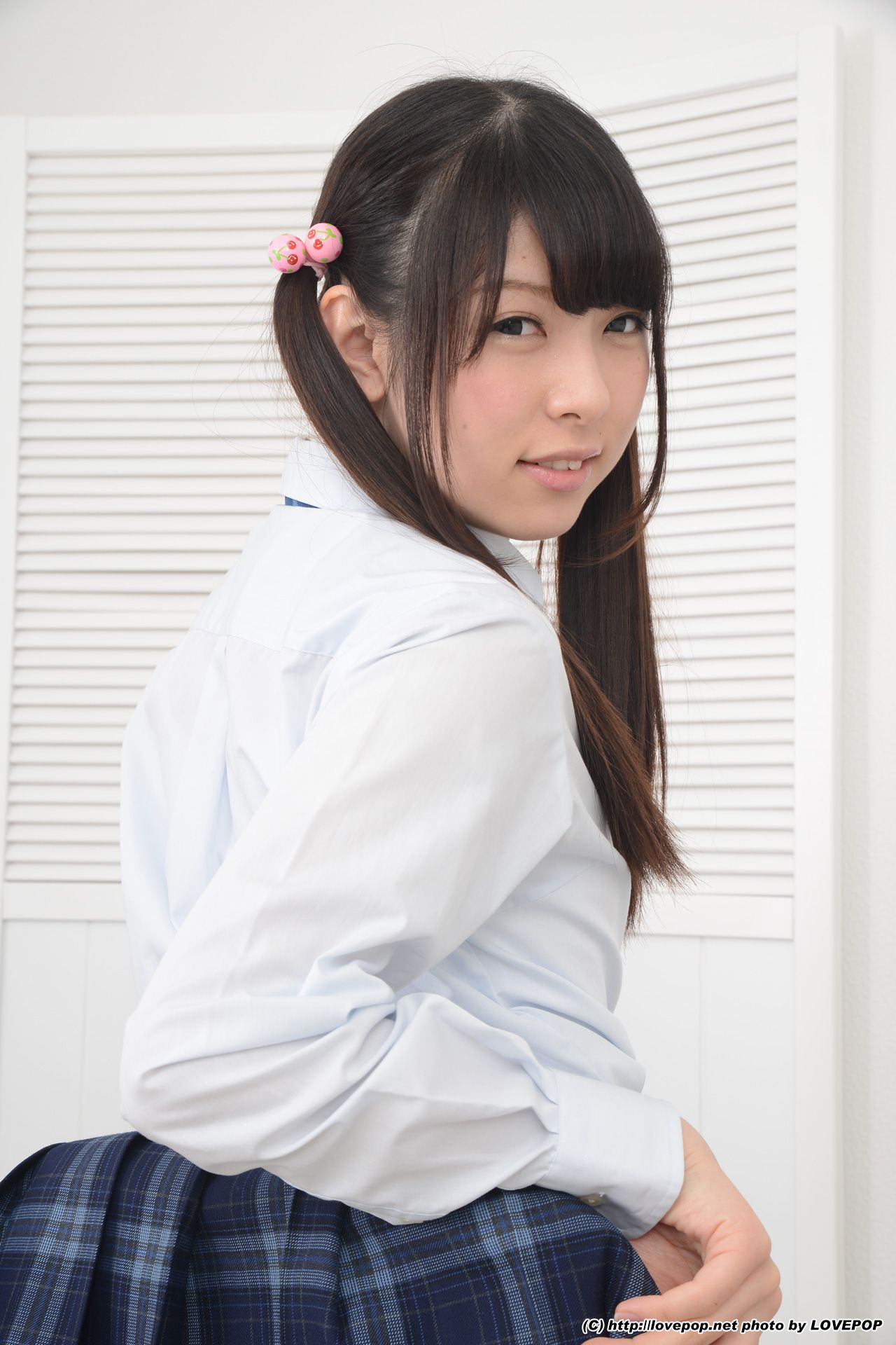 [LOVEPOP] Rena Aoi あおいれな Sausage licking uniform shirt - PPV/(77P)