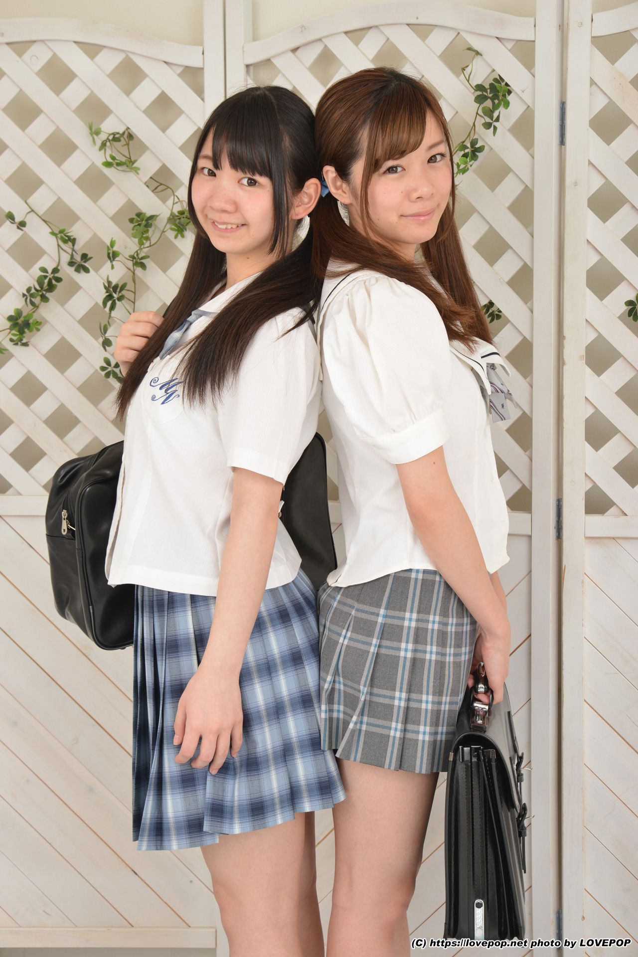 [LOVEPOP] Yuzuka Shirai&Sana Moriho 白井ゆずか&森保さな Photoset 01/(84P)