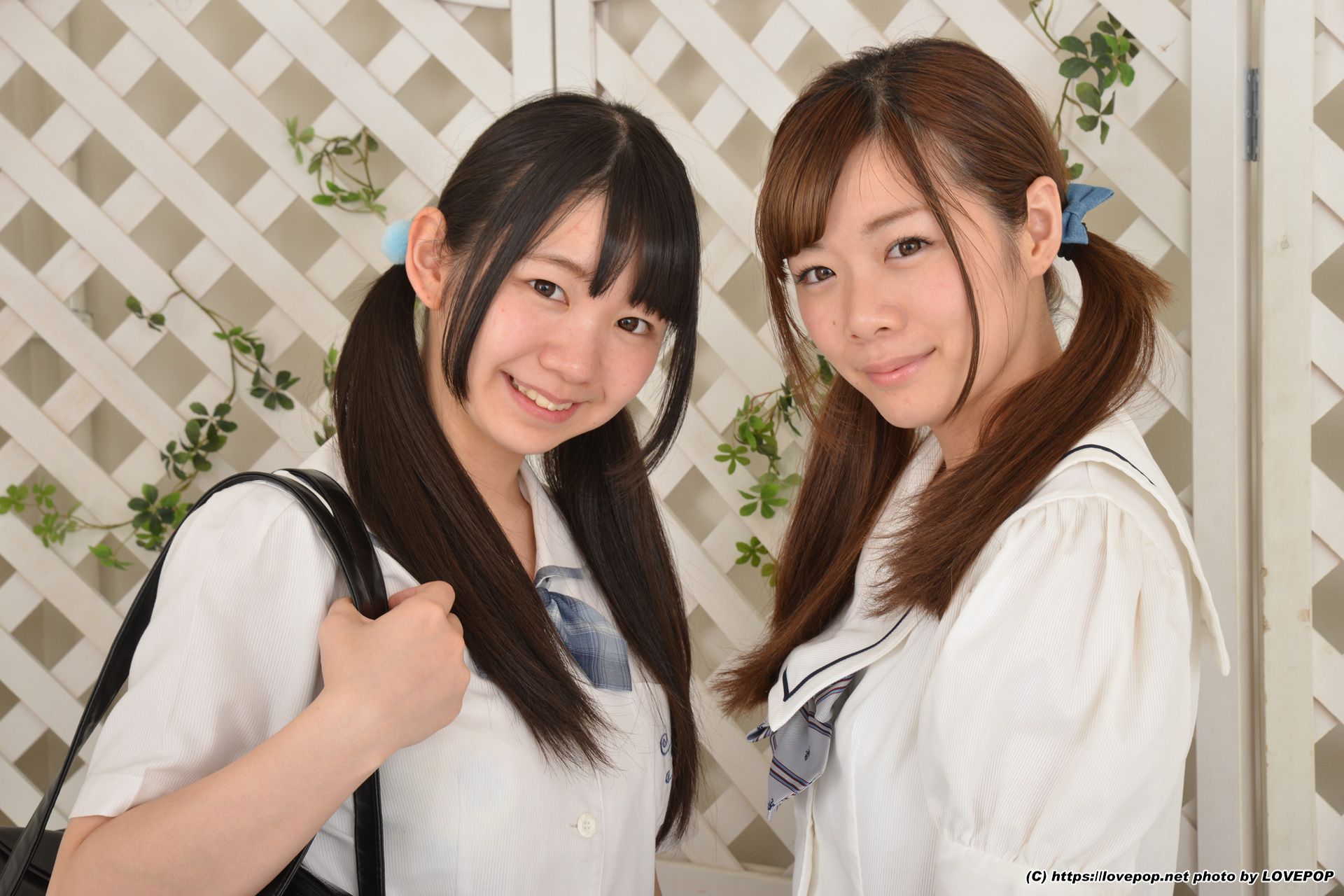 [LOVEPOP] Yuzuka Shirai&Sana Moriho 白井ゆずか&森保さな Photoset 01/(84P)