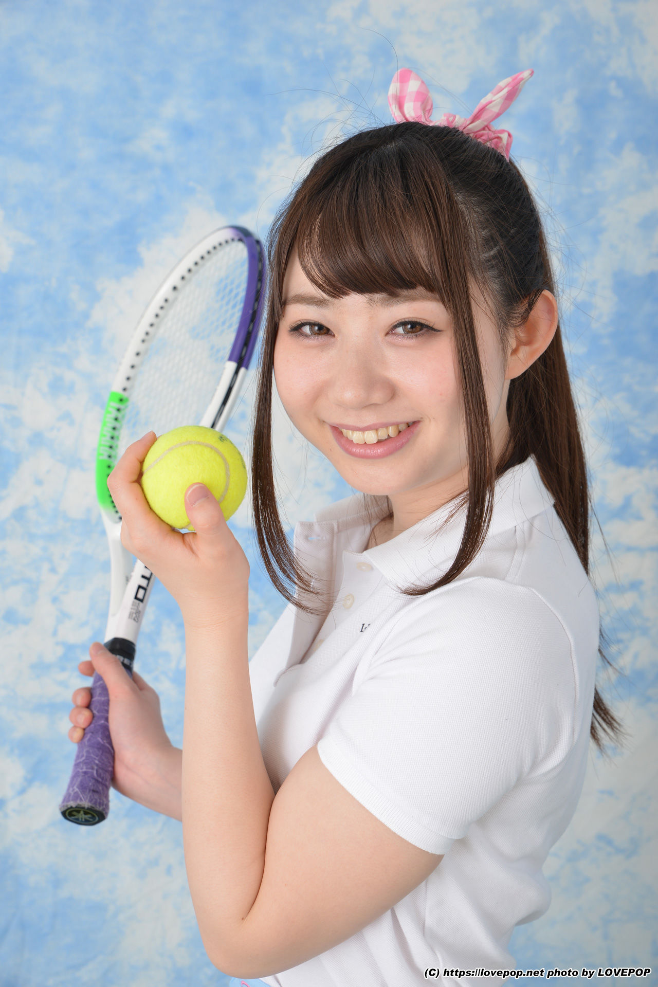 [LOVEPOP] Ayuna Niko あゆな虹恋 tennis ball and racket ! - PPV/(75P)