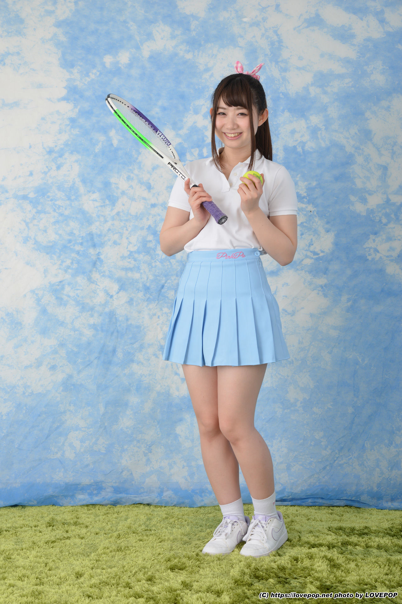 [LOVEPOP] Ayuna Niko あゆな虹恋 tennis ball and racket ! - PPV/(75P)