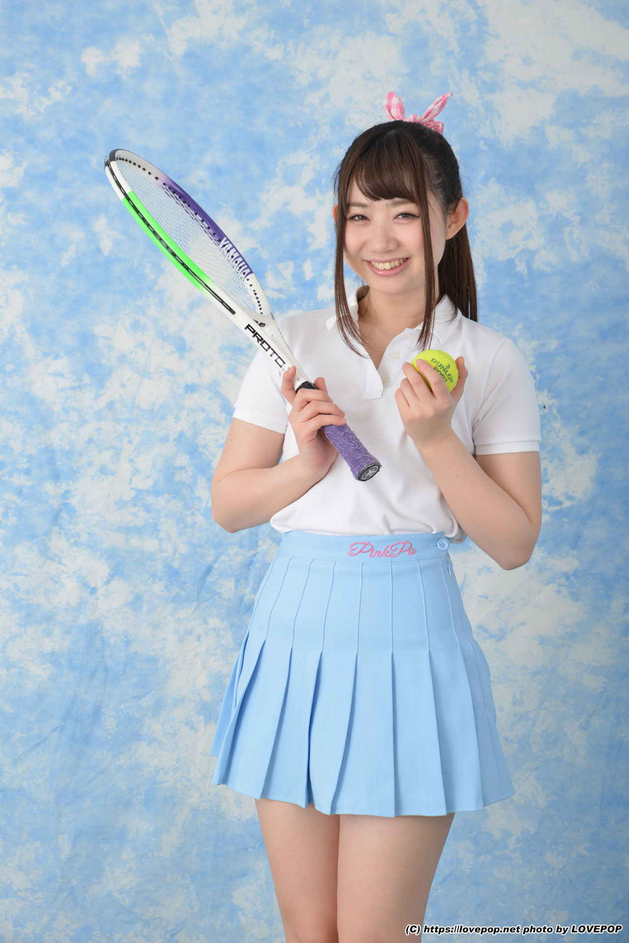 [LOVEPOP] Ayuna Niko あゆな虹恋 tennis ball and racket ! - PPV/(75P)