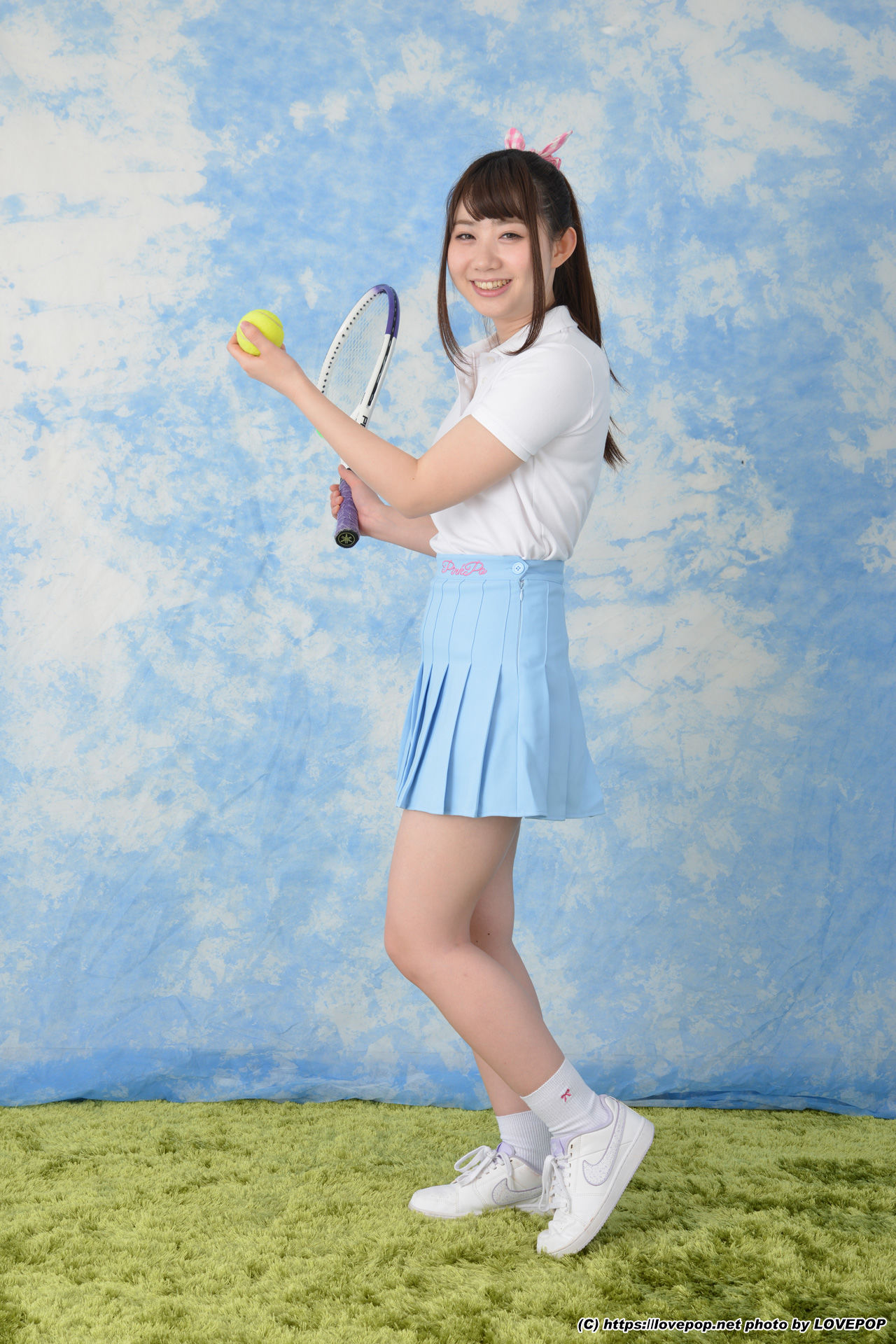 [LOVEPOP] Ayuna Niko あゆな虹恋 tennis ball and racket ! - PPV/(75P)