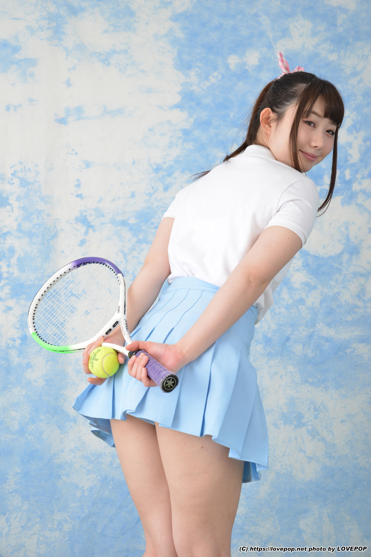 [LOVEPOP] Ayuna Niko あゆな虹恋 tennis ball and racket ! - PPV/(75P)